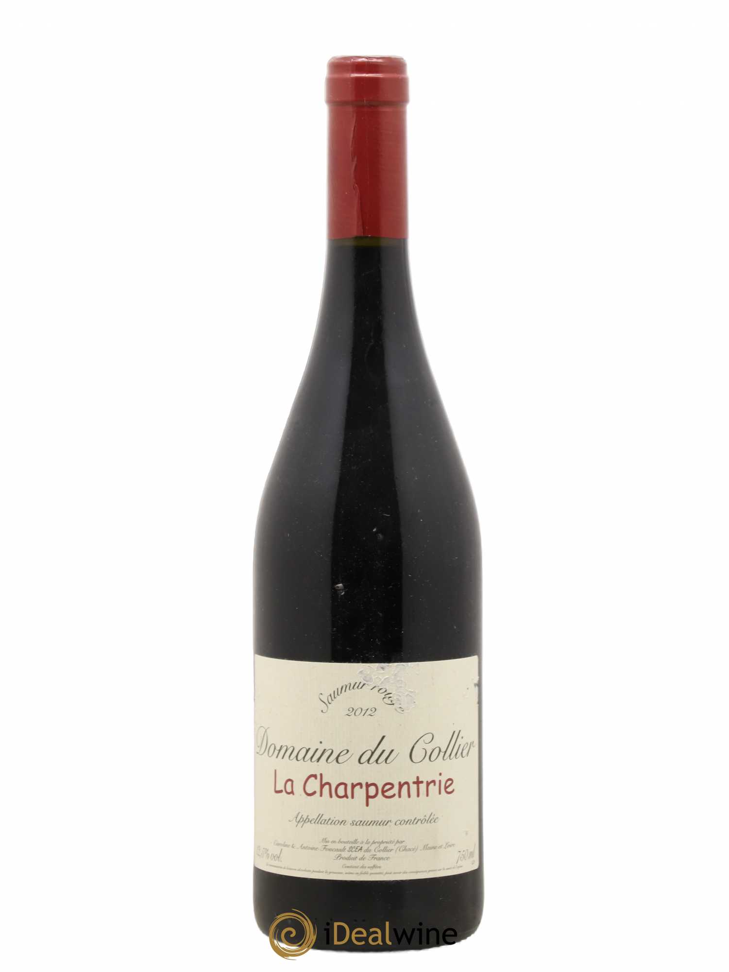 Saumur La Charpentrie Domaine du Collier 2012 - Lot de 1 bouteille - 0