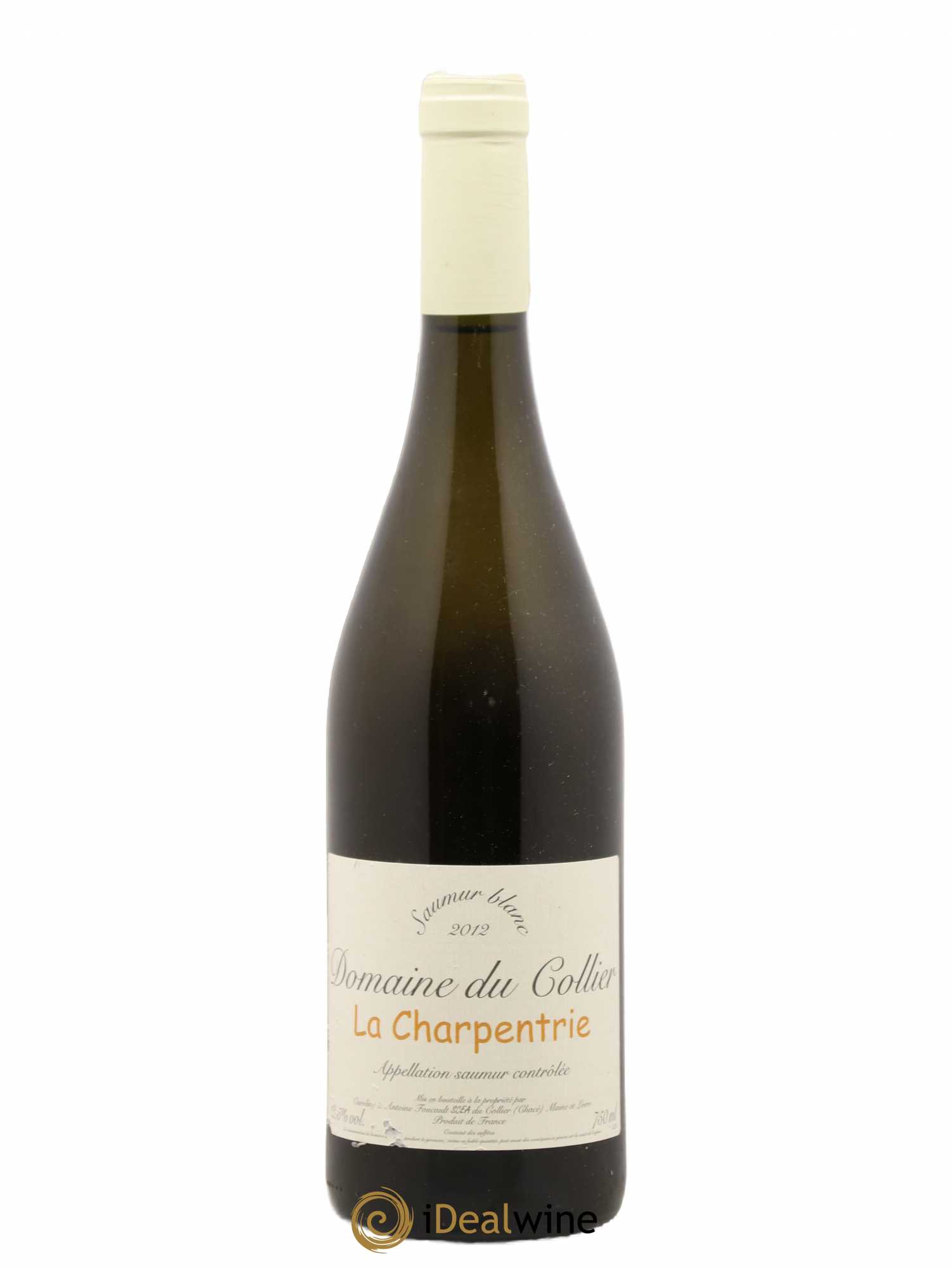 Saumur La Charpentrie Domaine du Collier 2012 - Lot de 1 bouteille - 0