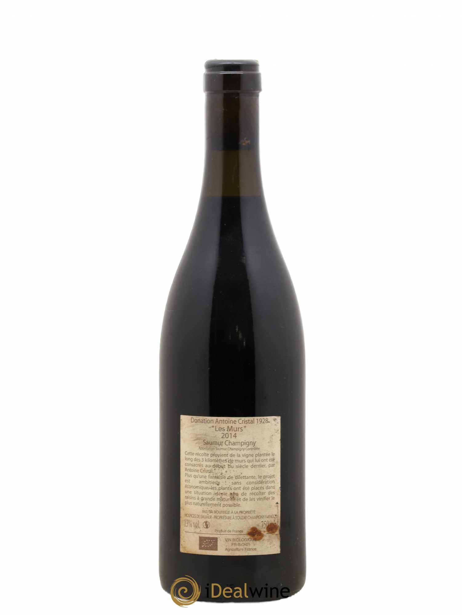 Saumur-Champigny Les Murs Clos Cristal (Domaine) 2014 - Lot de 1 bouteille - 1