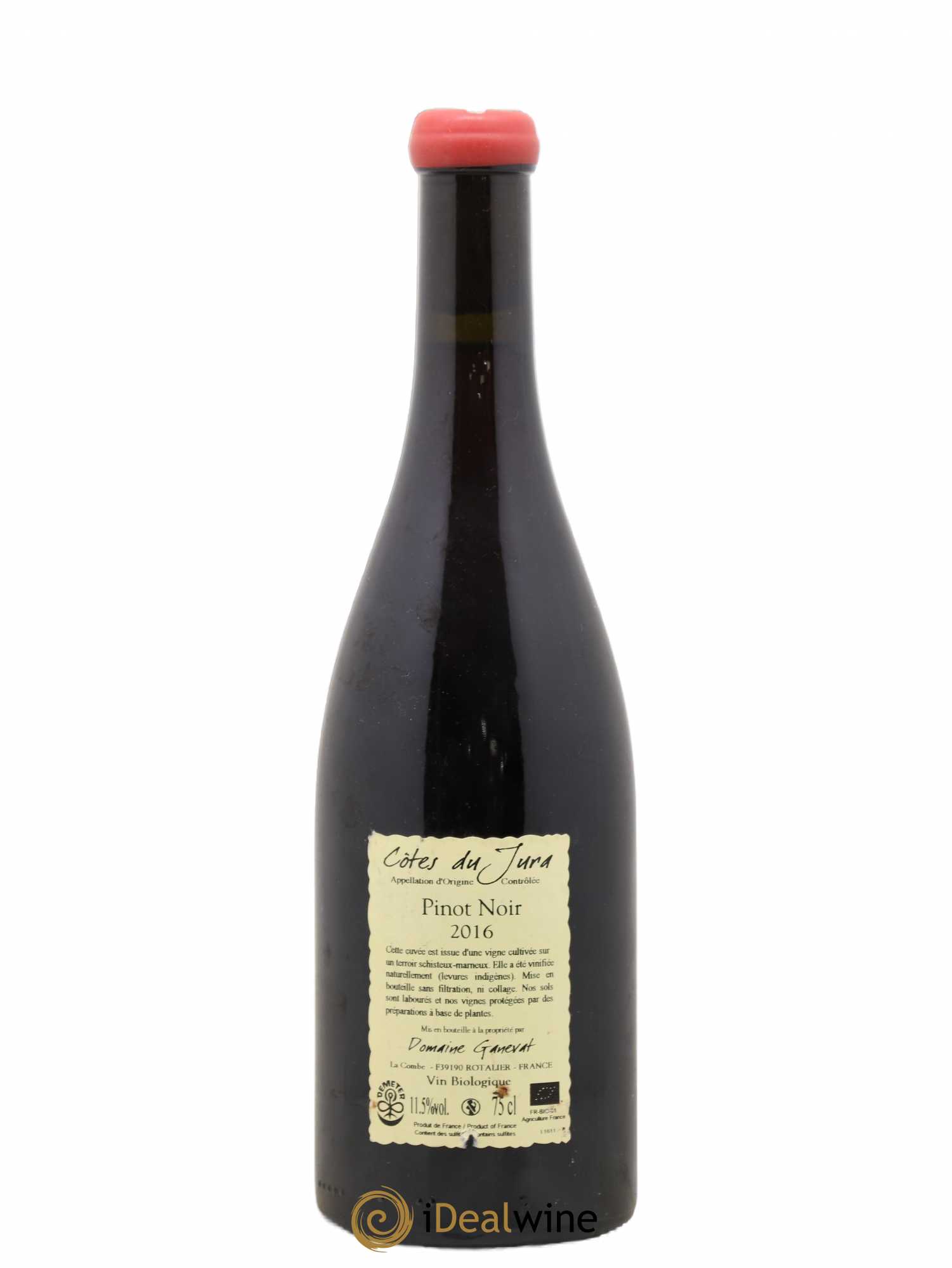 Côtes du Jura Pinot Noir En Billat Jean-François Ganevat (Domaine) 2016 - Lot de 1 bouteille - 1