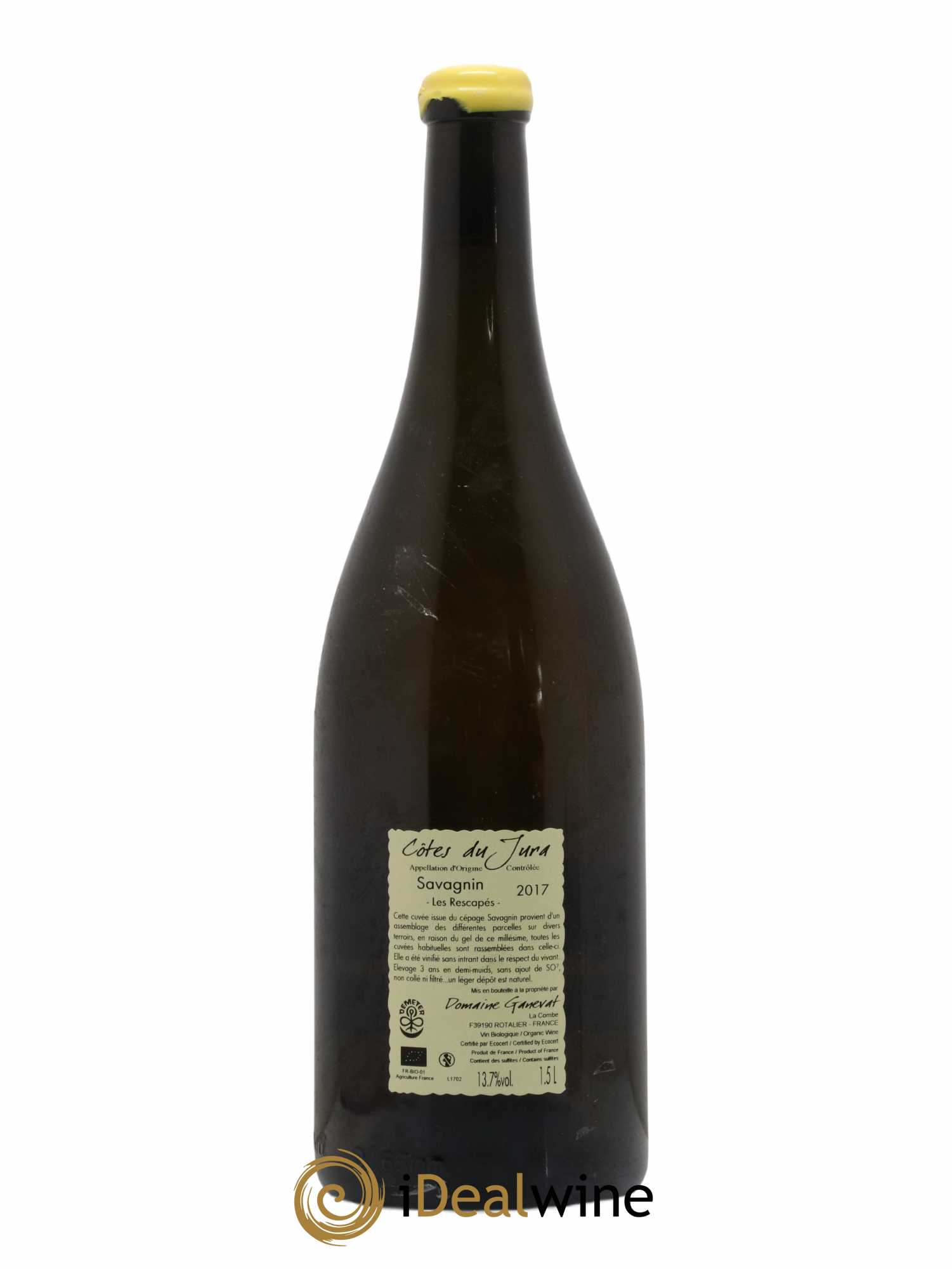 Côtes du Jura Savagnin Les Rescapés Jean-François Ganevat (Domaine)  2017 - Lot of 1 magnum - 1