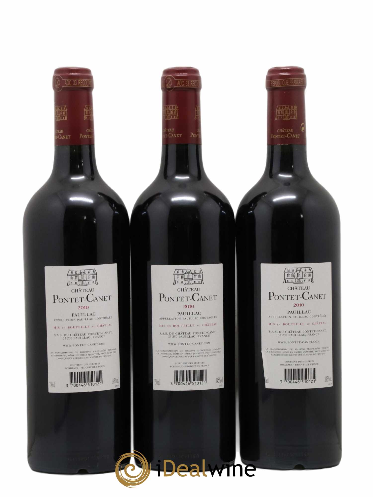 Château Pontet Canet 5ème Grand Cru Classé 2010 - Lotto di 6 bottiglie - 2