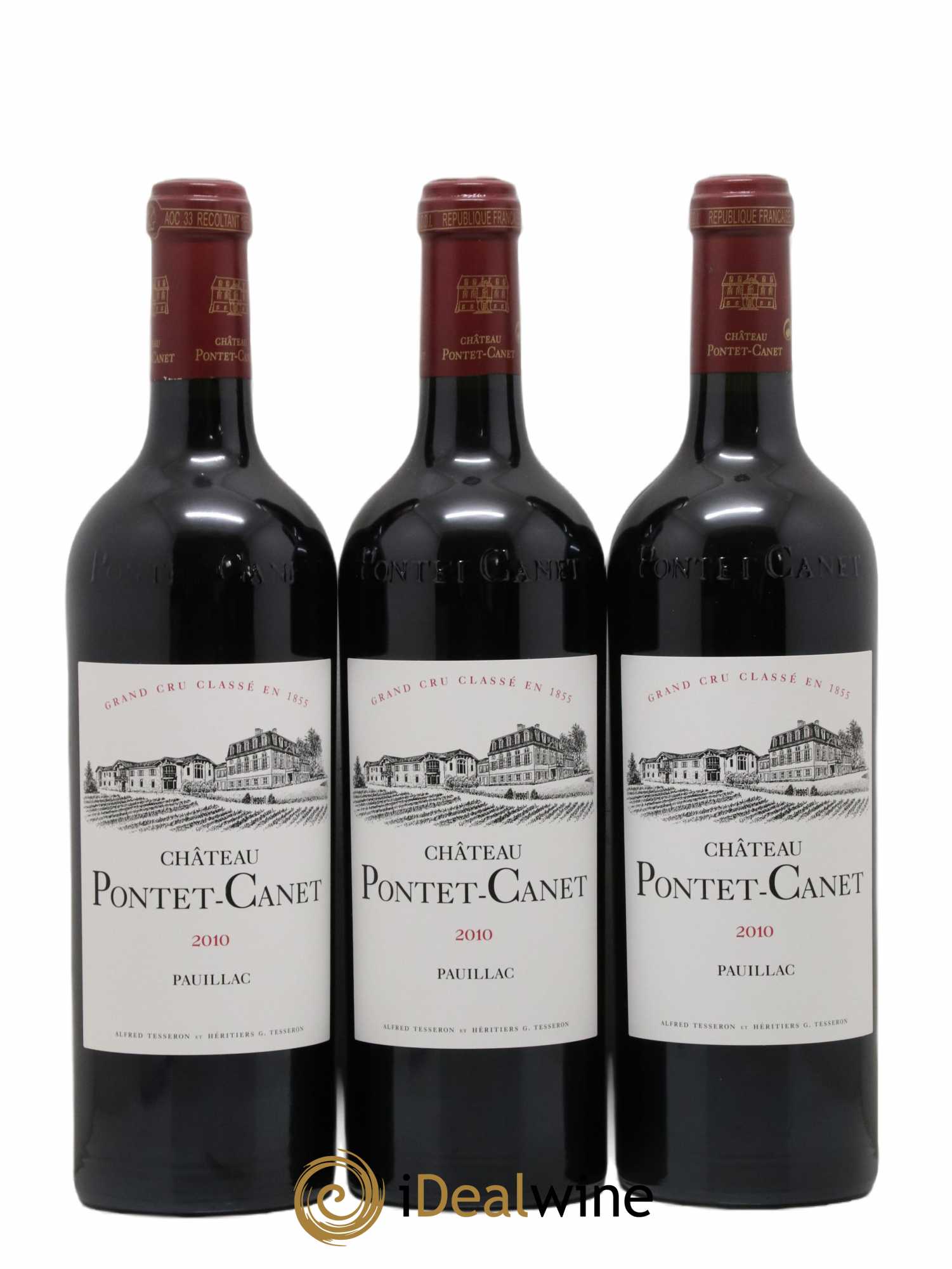Château Pontet Canet 5ème Grand Cru Classé 2010 - Lotto di 6 bottiglie - 3