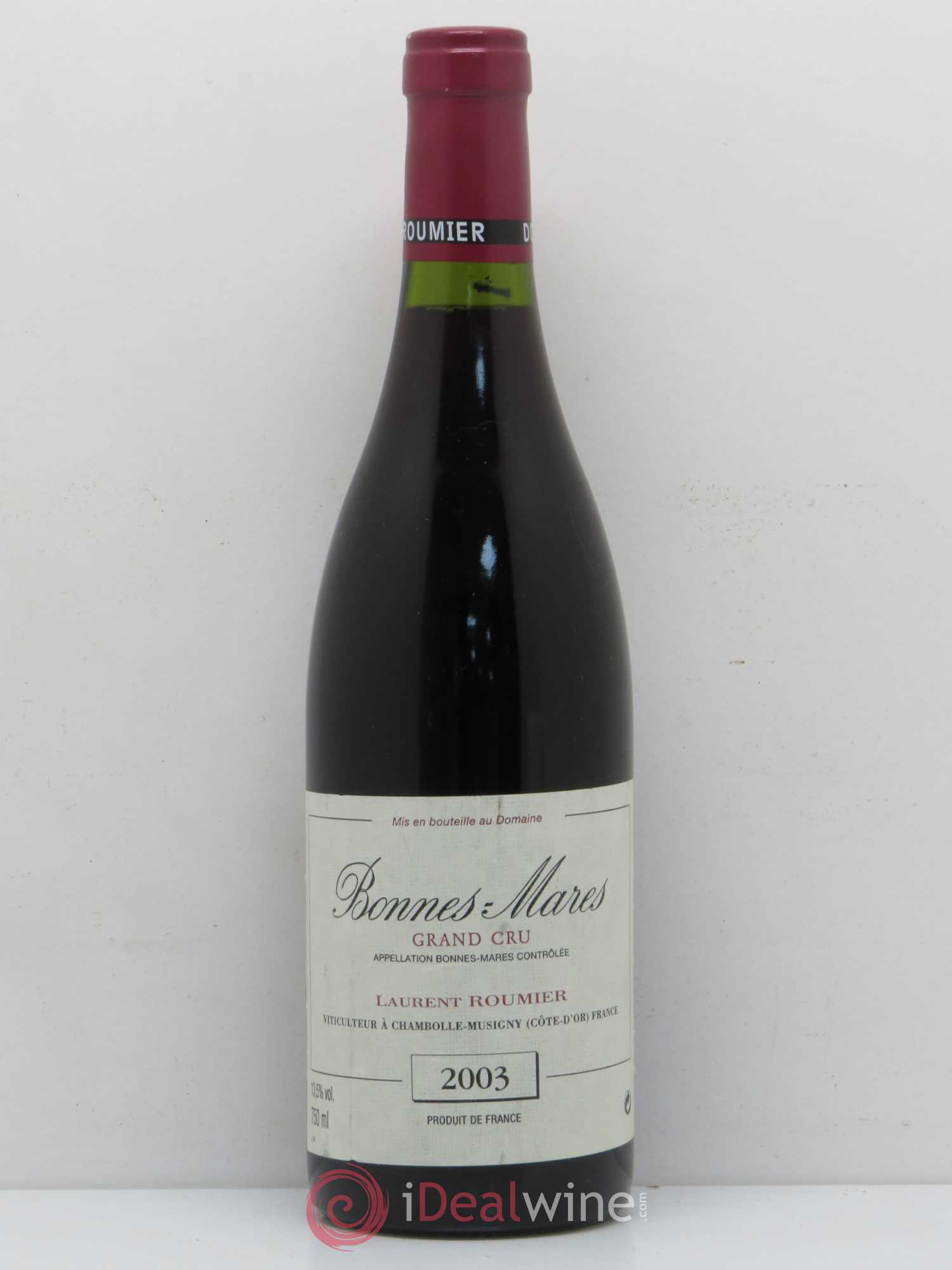 Bonnes-Mares Grand Cru Laurent Roumier 2003 - Lot de 1 bouteille - 0