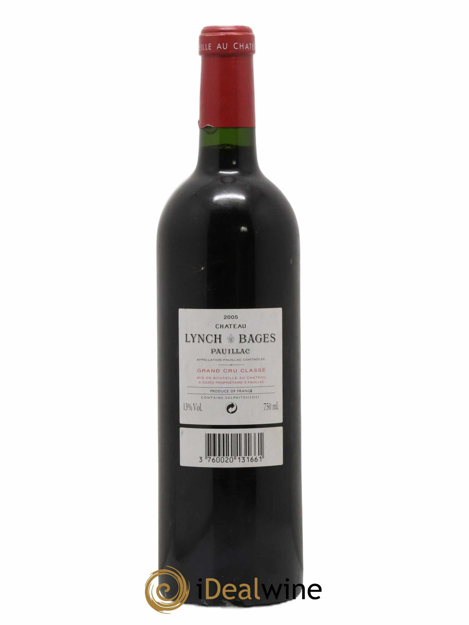 Château Lynch Bages 5ème Grand Cru Classé 2005 - Lot de 1 bouteille - 1