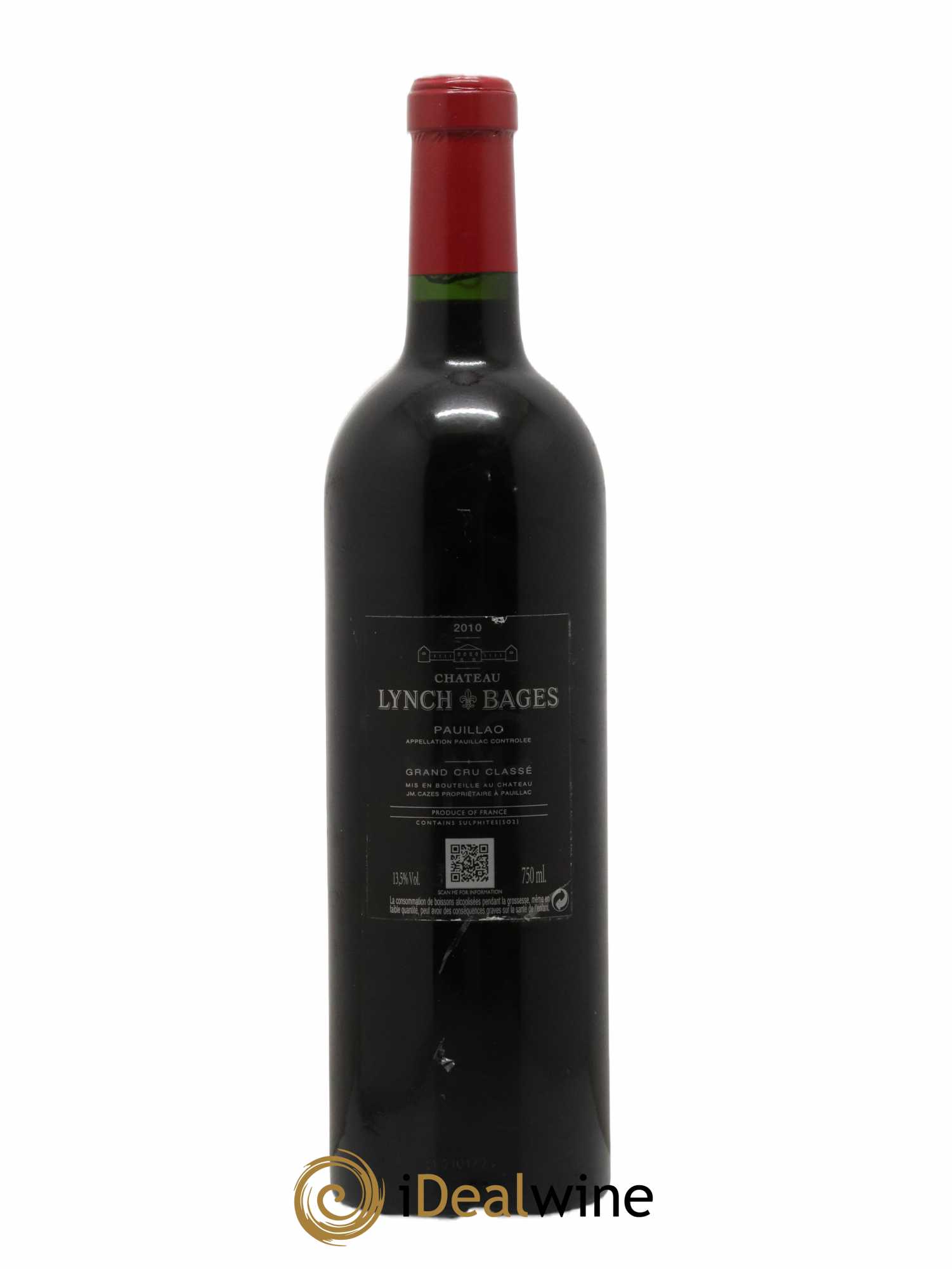 Château Lynch Bages 5ème Grand Cru Classé 2010 - Lot of 1 bottle - 1