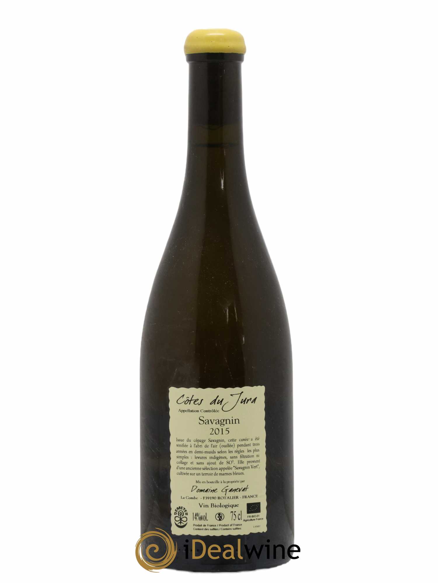 Côtes du Jura Les Chalasses Marnes Bleues Jean-François Ganevat (Domaine) 2015 - Lot de 1 bouteille - 1
