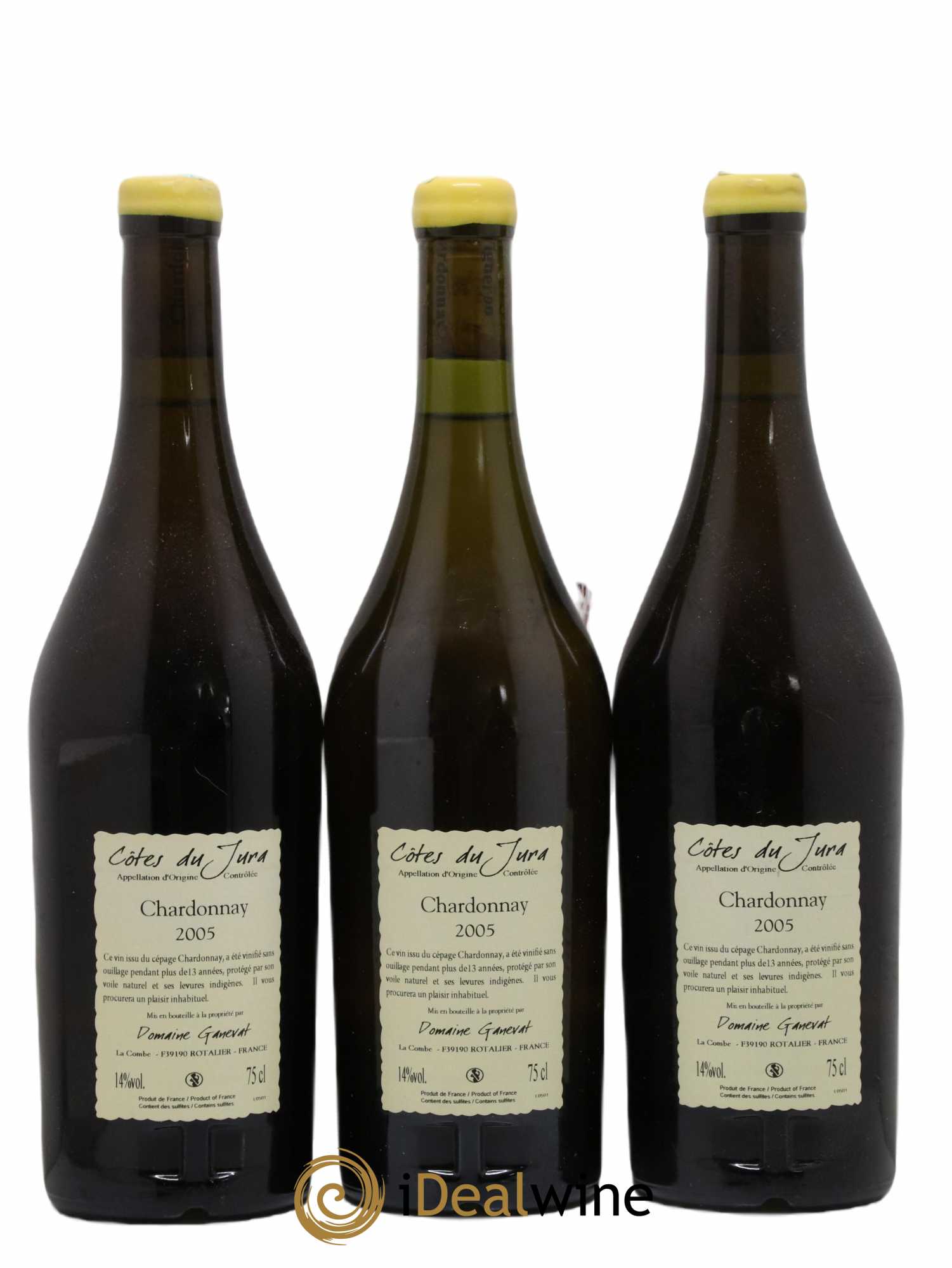 Côtes du Jura Cuvée du Pépé Jean-François Ganevat (Domaine) 2005 - Lot of 3 bottles - 1