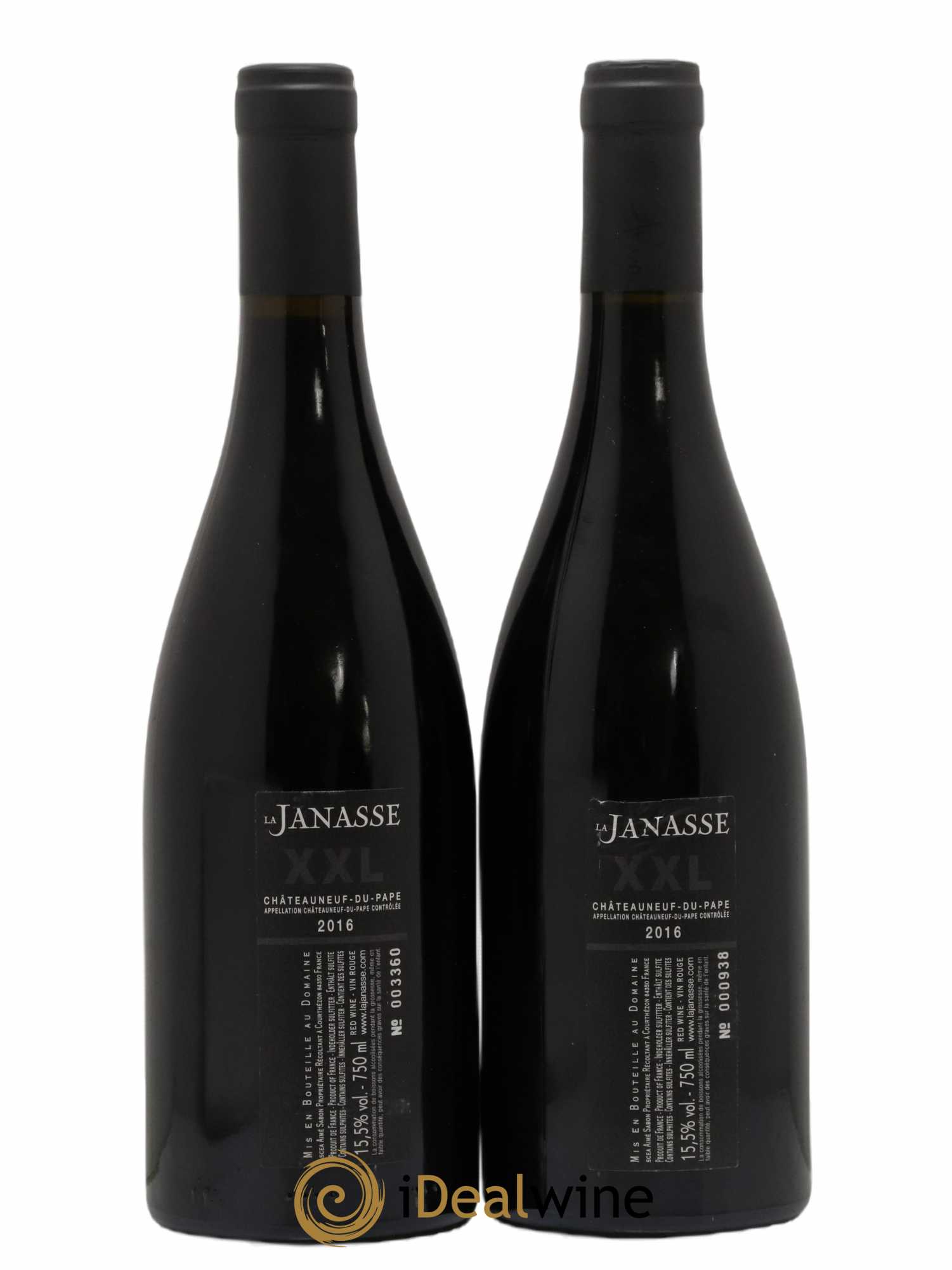 Châteauneuf-du-Pape Cuvée XXL La Janasse (Domaine de)  2016 - Lot de 2 bouteilles - 1