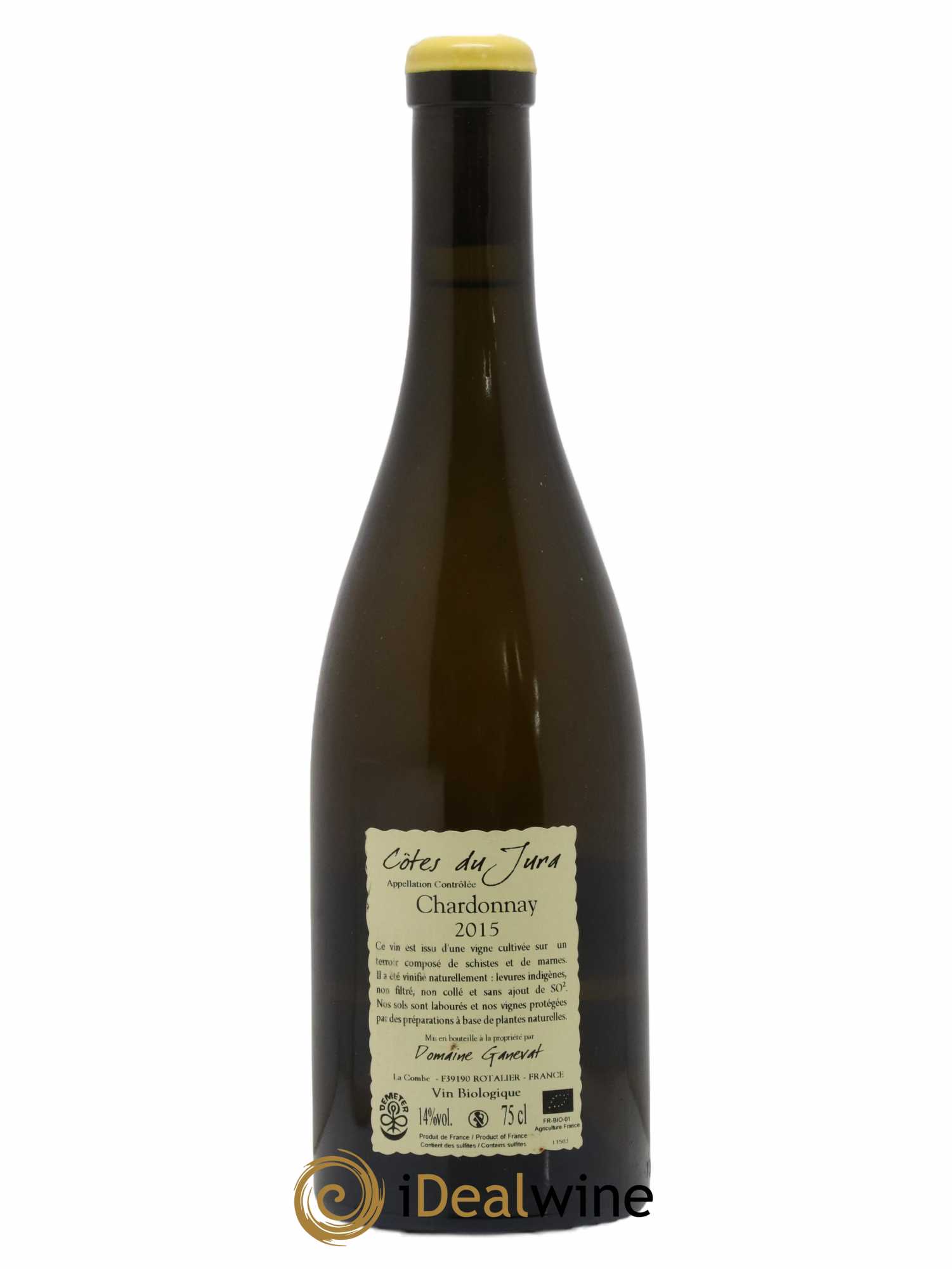 Côtes du Jura Grusse en Billat Jean-François Ganevat (Domaine)  2015 - Lot de 1 bouteille - 1