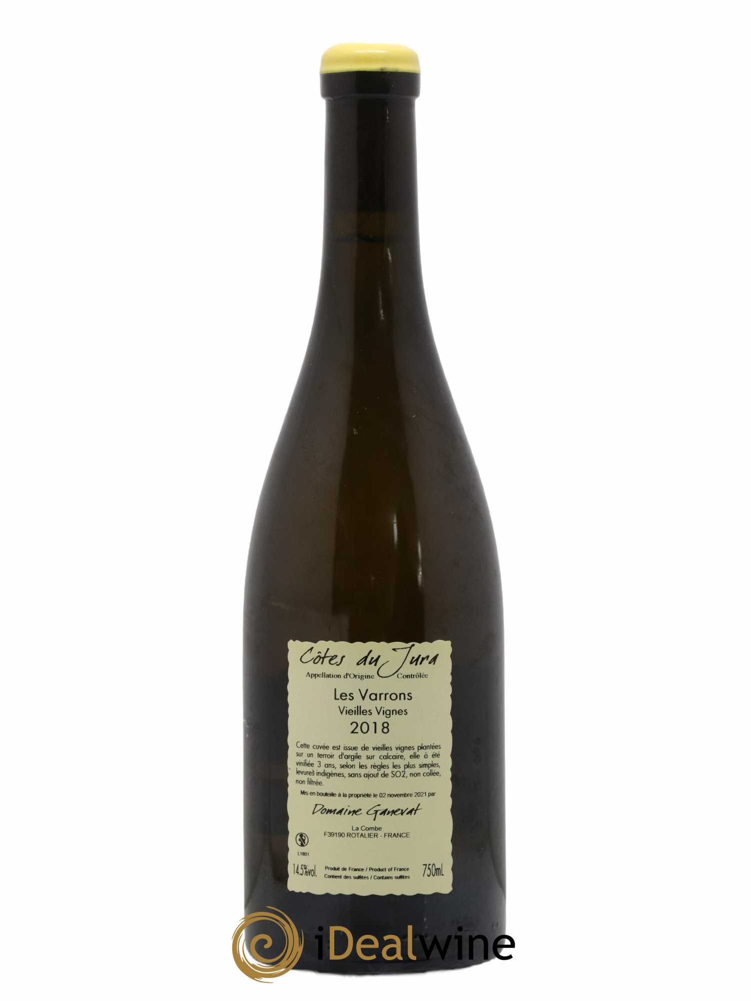 Côtes du Jura Les Varrons Vieilles Vignes Jean-François Ganevat (Domaine) 2018 - Lot of 1 bottle - 1