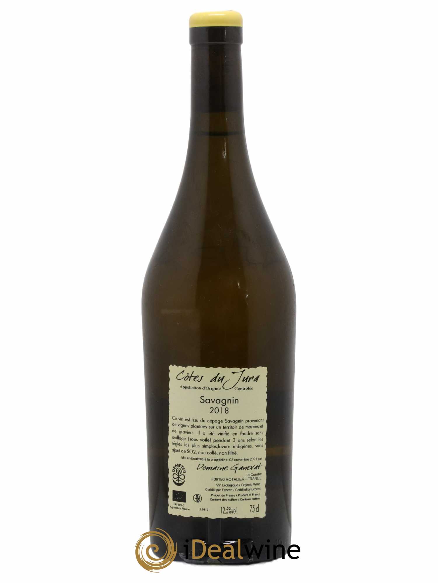 Côtes du Jura Les Grands Teppes Savagnin (sous voile) Jean-François Ganevat (Domaine) 2018 - Posten von 1 Flasche - 1