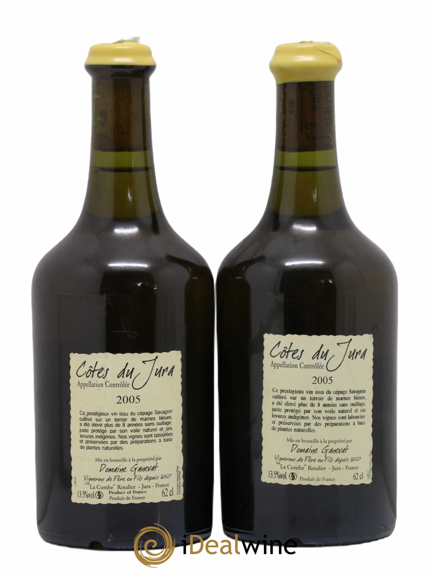 Côtes du Jura Vin Jaune Jean-François Ganevat (Domaine)  2005 - Posten von 2 Flaschen - 1