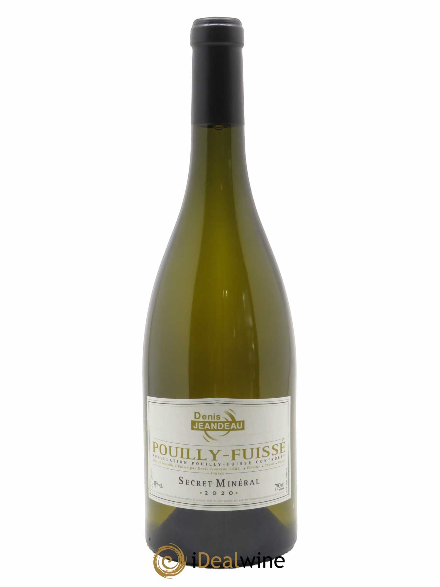 Pouilly-Fuissé Secret Minéral Denis Jeandeau 2020 - Lot de 1 bouteille - 0