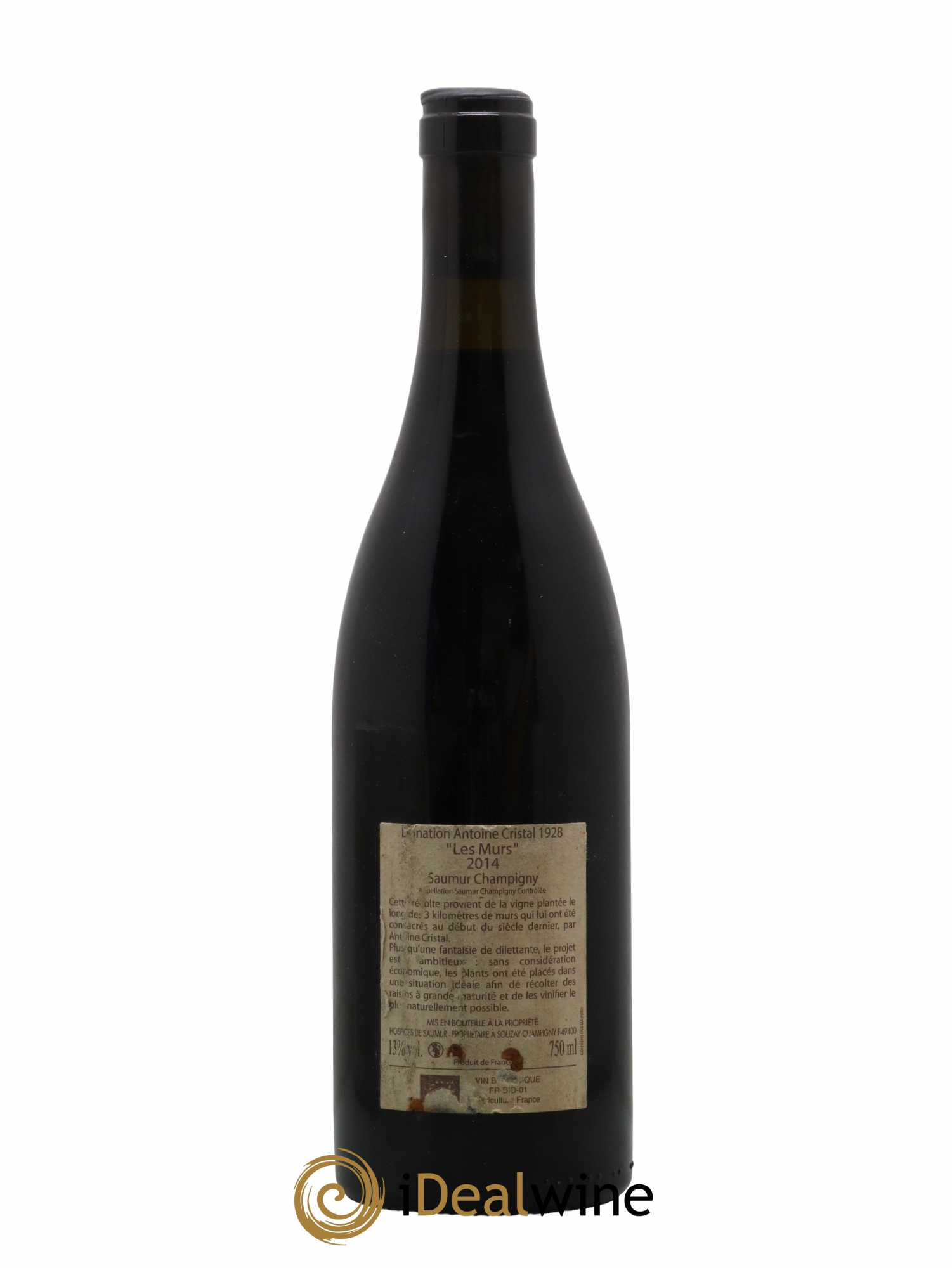 Saumur-Champigny Les Murs Clos Cristal (Domaine) 2014 - Lot de 1 bouteille - 1