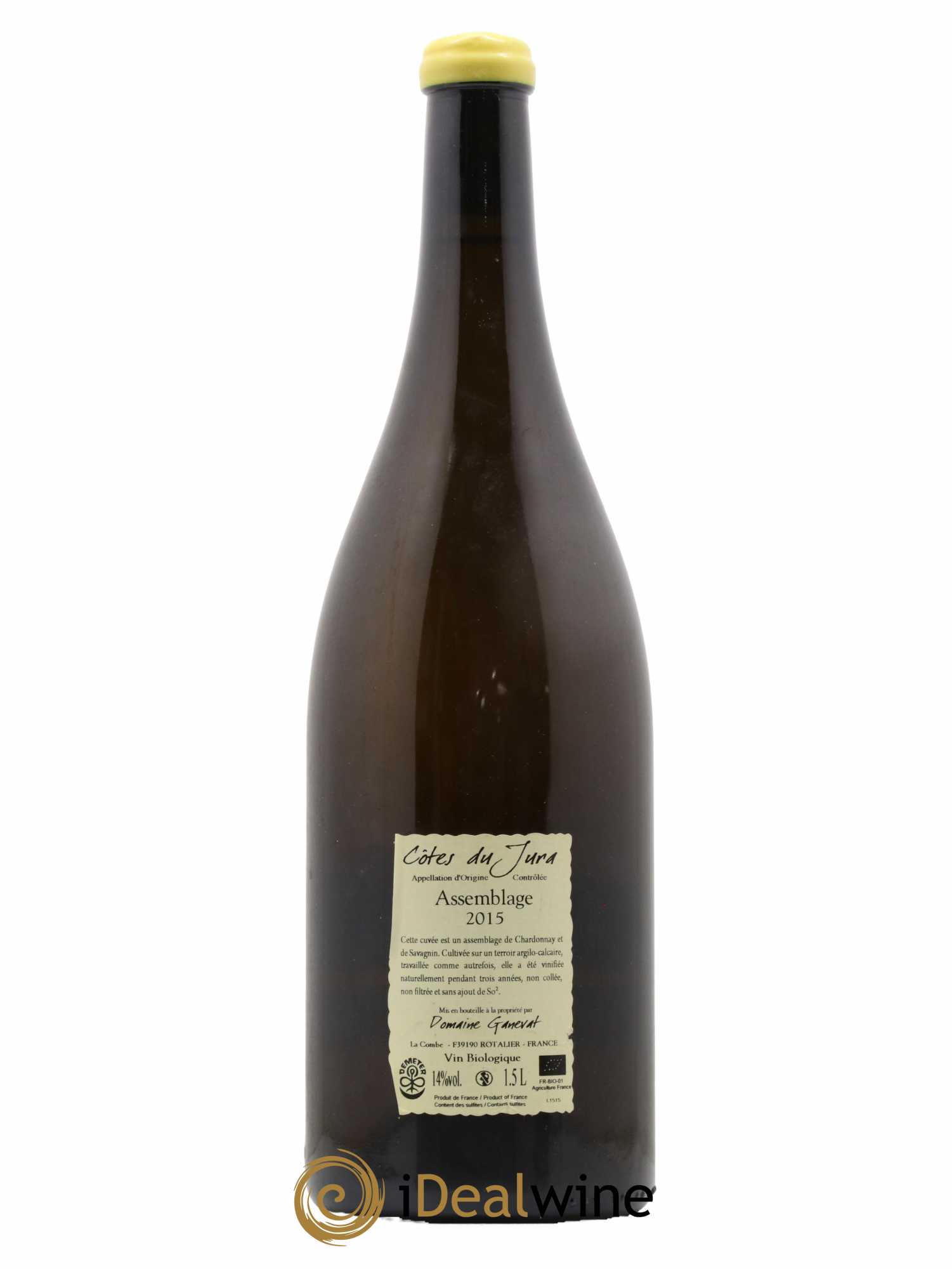 Côtes du Jura Cuvée Orégane Jean-François Ganevat (Domaine) 2015 - Lot de 1 magnum - 1