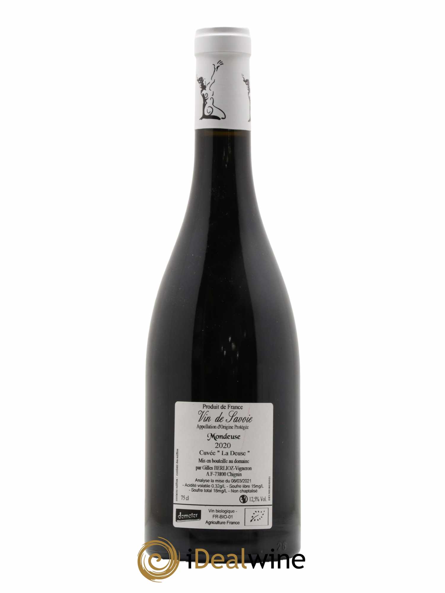Vin de Savoie La Deuse Gilles Berlioz 2020 - Posten von 1 Flasche - 1