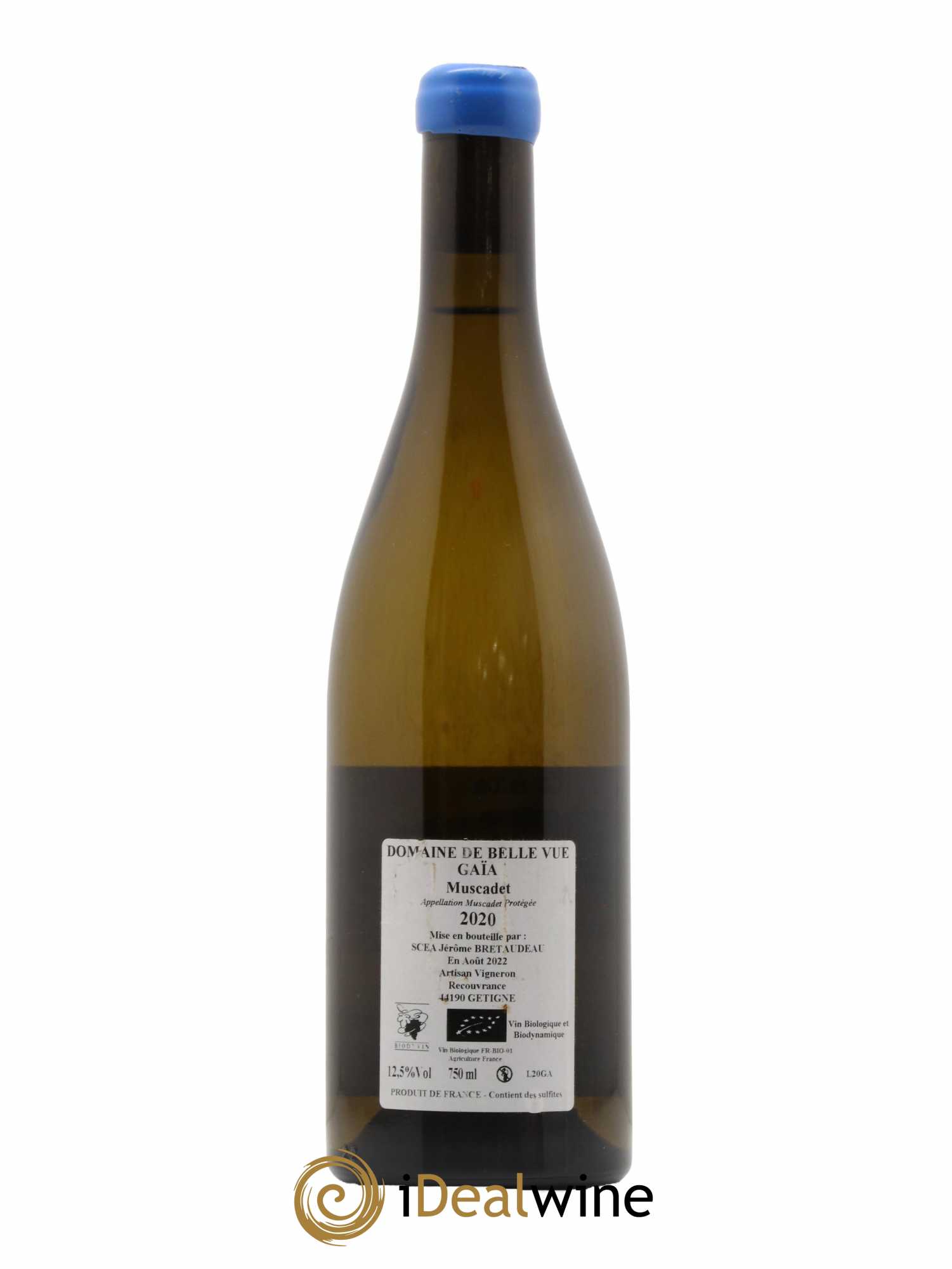 Muscadet-Sèvre-et-Maine Gaia Jérôme Bretaudeau - Domaine de Bellevue 2020 - Lot de 1 bouteille - 1