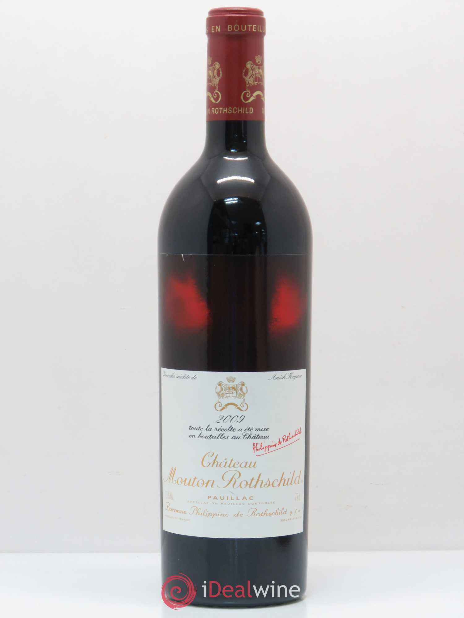Château Mouton Rothschild 1er Grand Cru Classé 2009 - Lot de 1 bouteille - 0