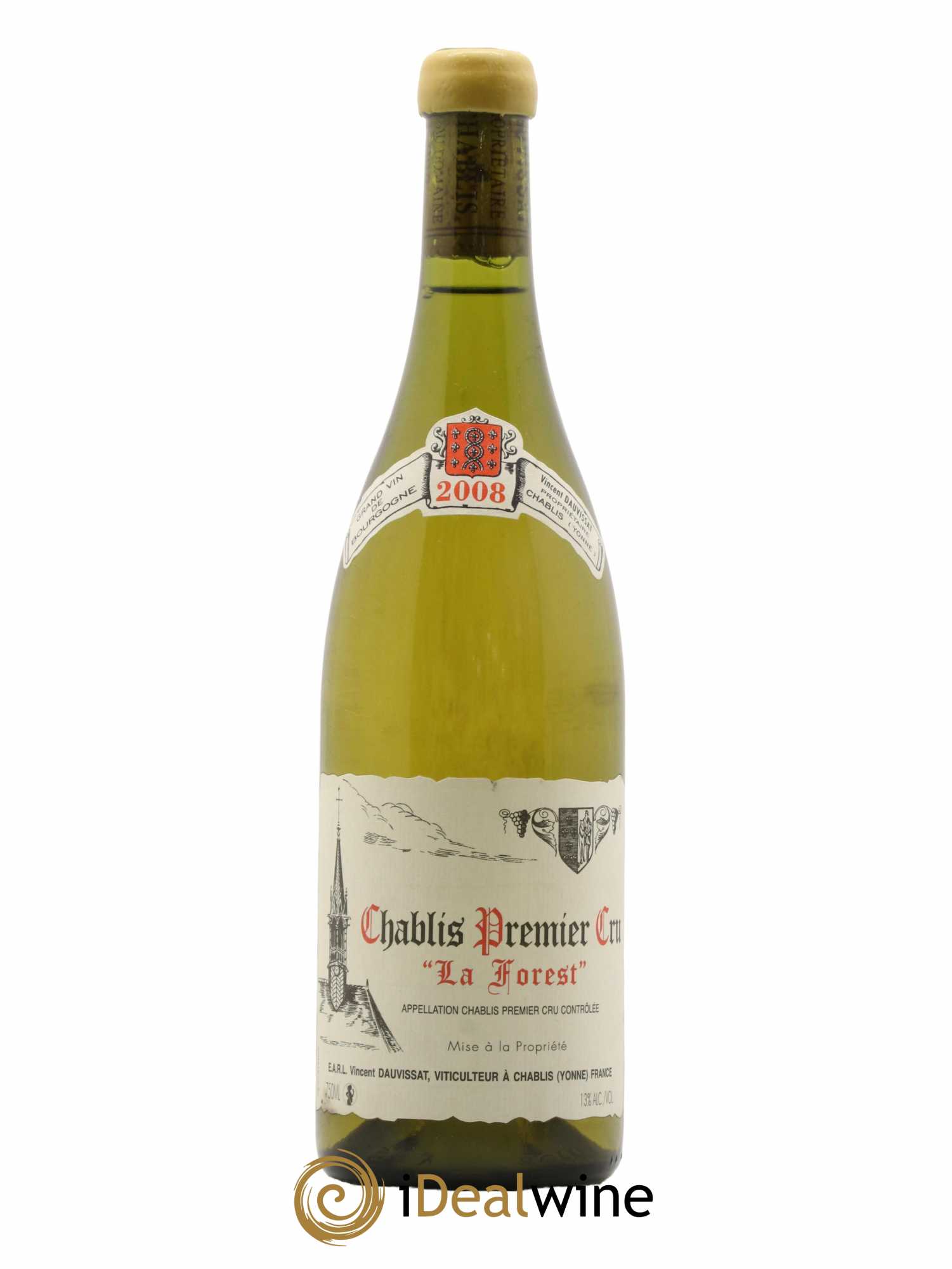 Chablis 1er Cru La Forest Vincent Dauvissat (Domaine) 2008 - Lot de 1 bouteille - 0