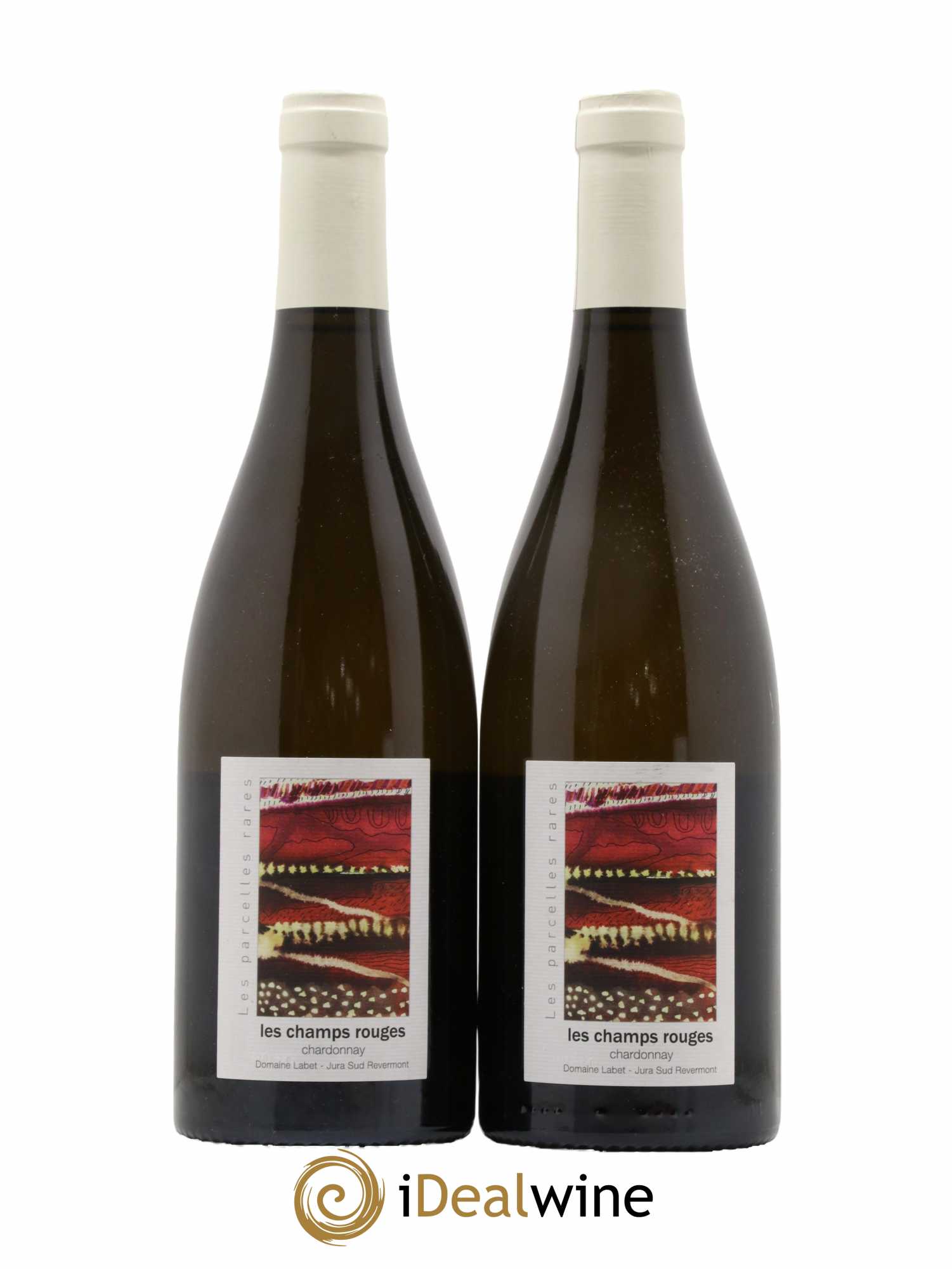Côtes du Jura Chardonnay Les Champs Rouges Romain - Julien - Charline Labet 2020 - Lot de 2 bouteilles - 0