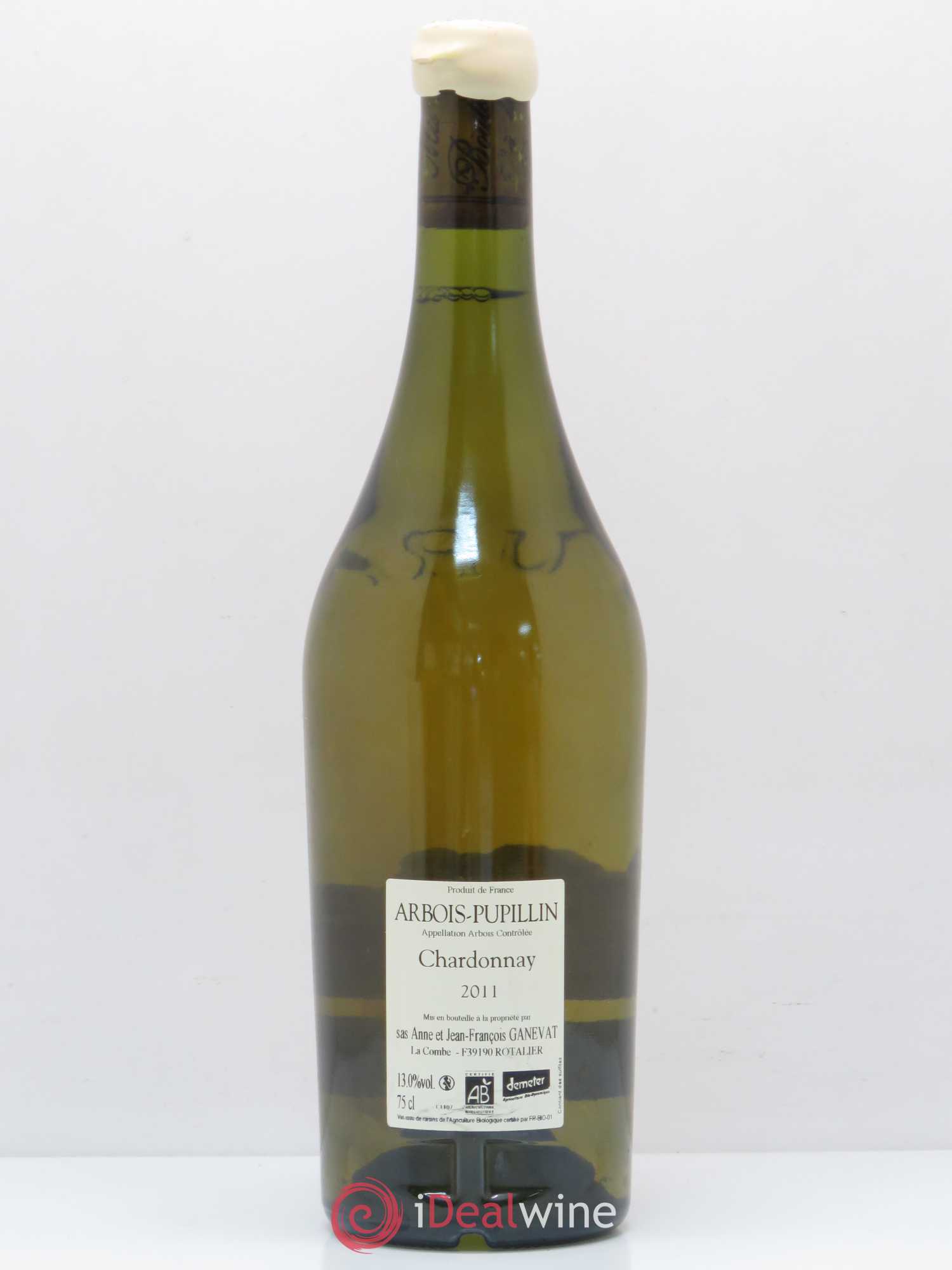 Côtes du Jura Les Vignes de Mon Pote Chardonnay Ganevat 2011 - Posten von 1 Flasche - 1