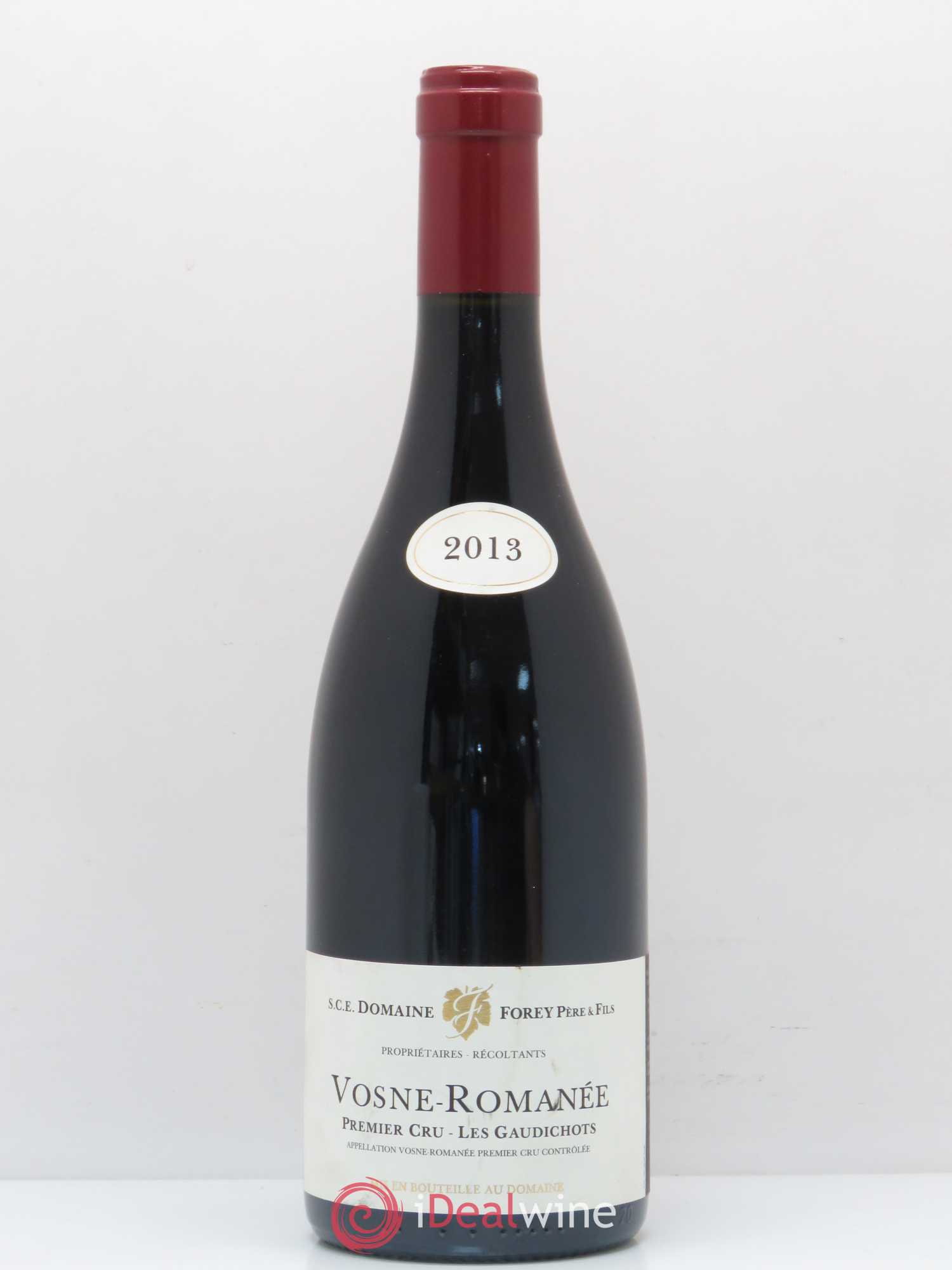 Vosne-Romanée 1er Cru Les Gaudichots Forey Père et Fils (Domaine) 2013 - Lot de 1 bouteille - 0