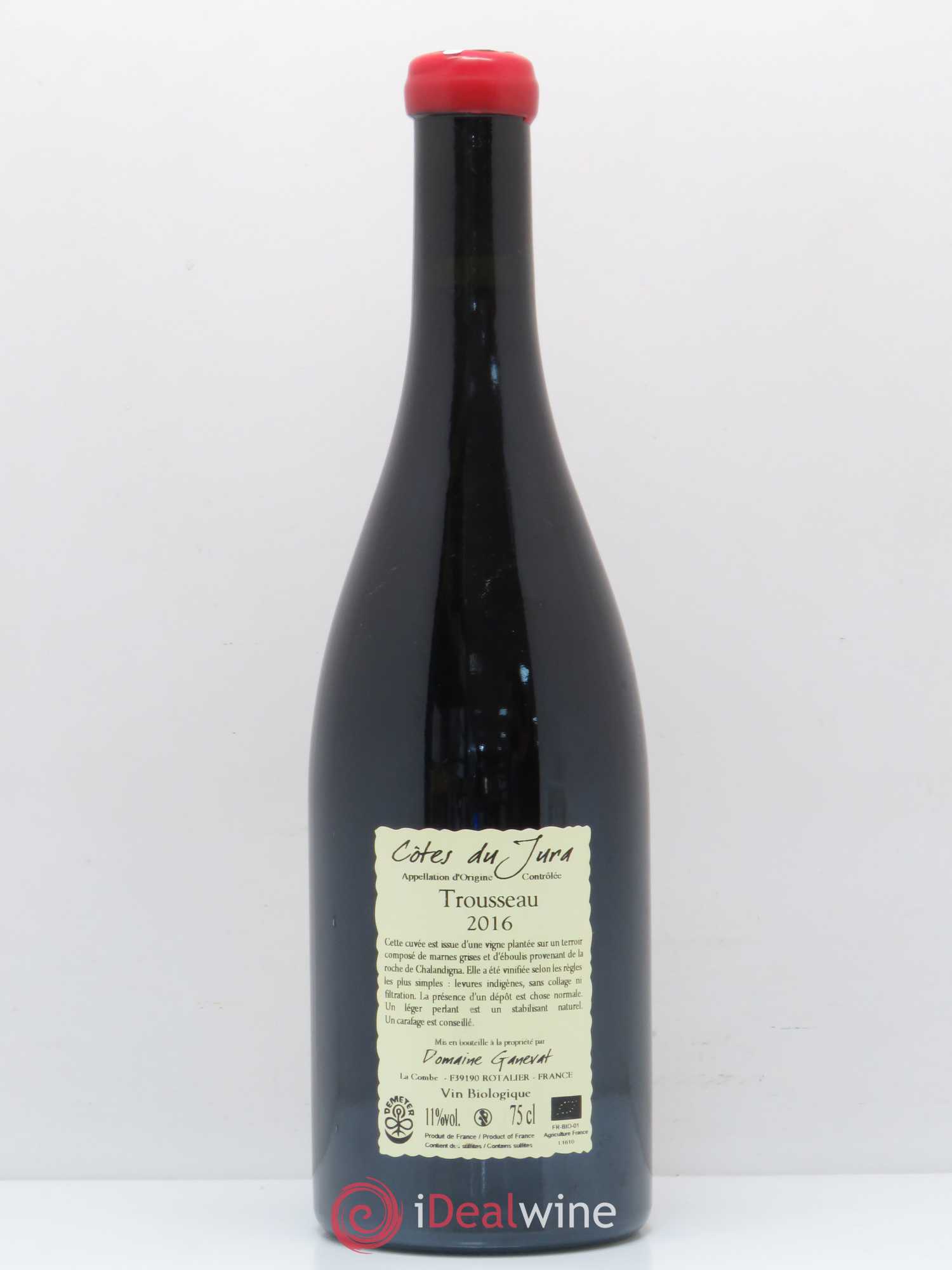 Côtes du Jura Plein Sud Jean-François Ganevat (Domaine) 2016 - Lot de 1 bouteille - 1