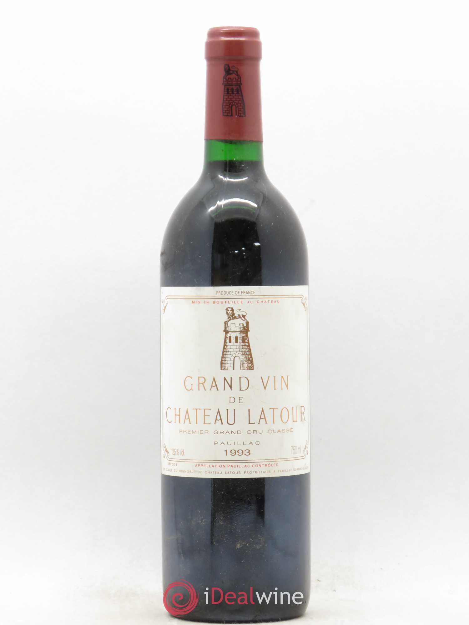 Château Latour 1er Grand Cru Classé 1993 - Lot de 1 bouteille - 0