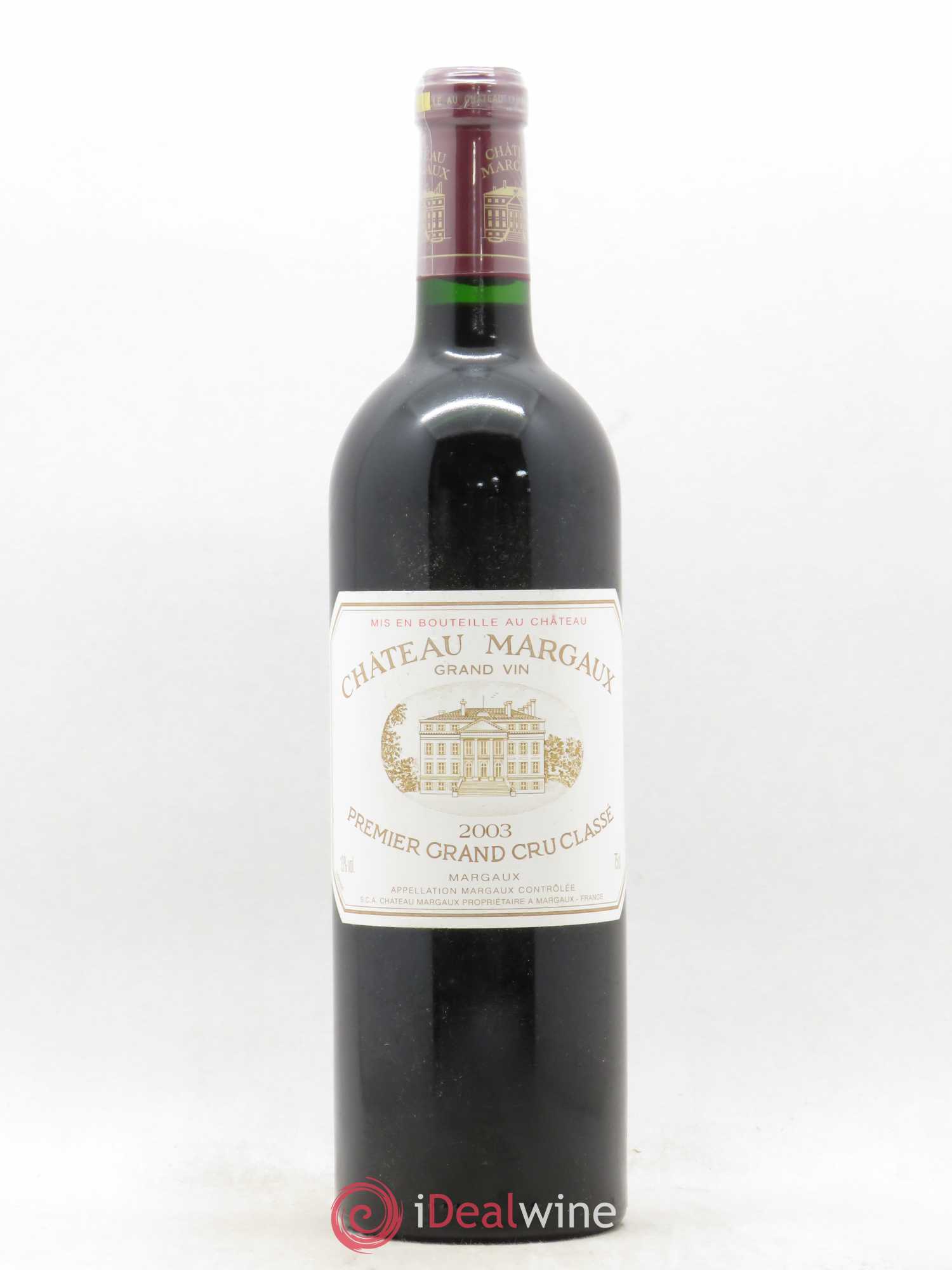 Château Margaux 1er Grand Cru Classé 2003 - Lot de 1 bouteille - 0