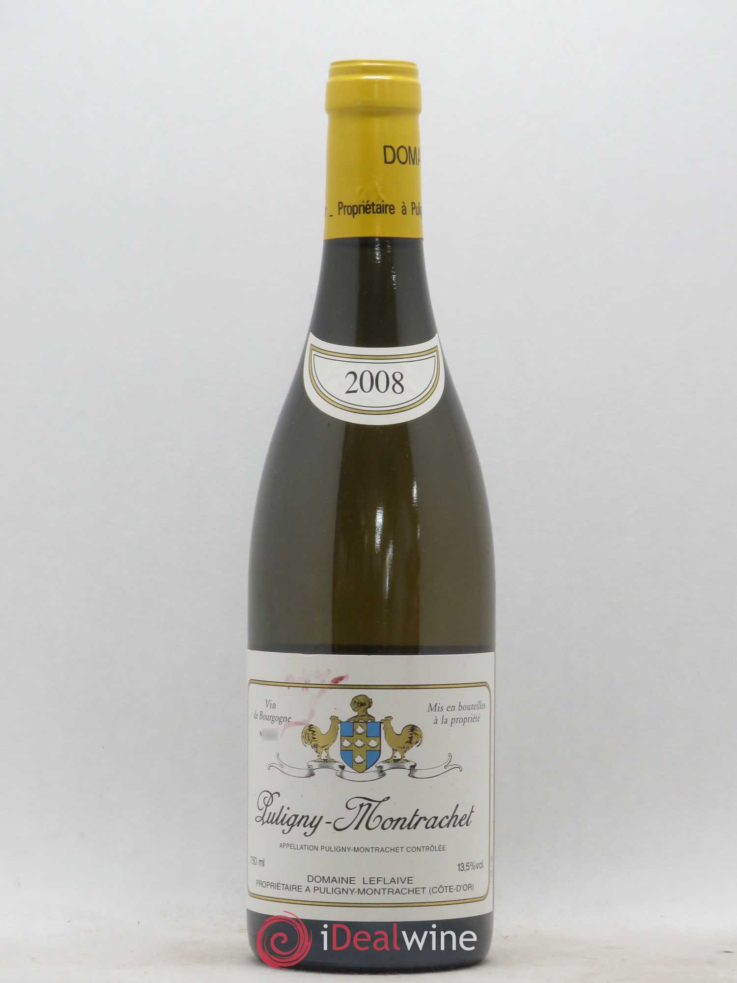 Puligny-Montrachet Leflaive (Domaine) 2008 - Lot de 1 bouteille - 0