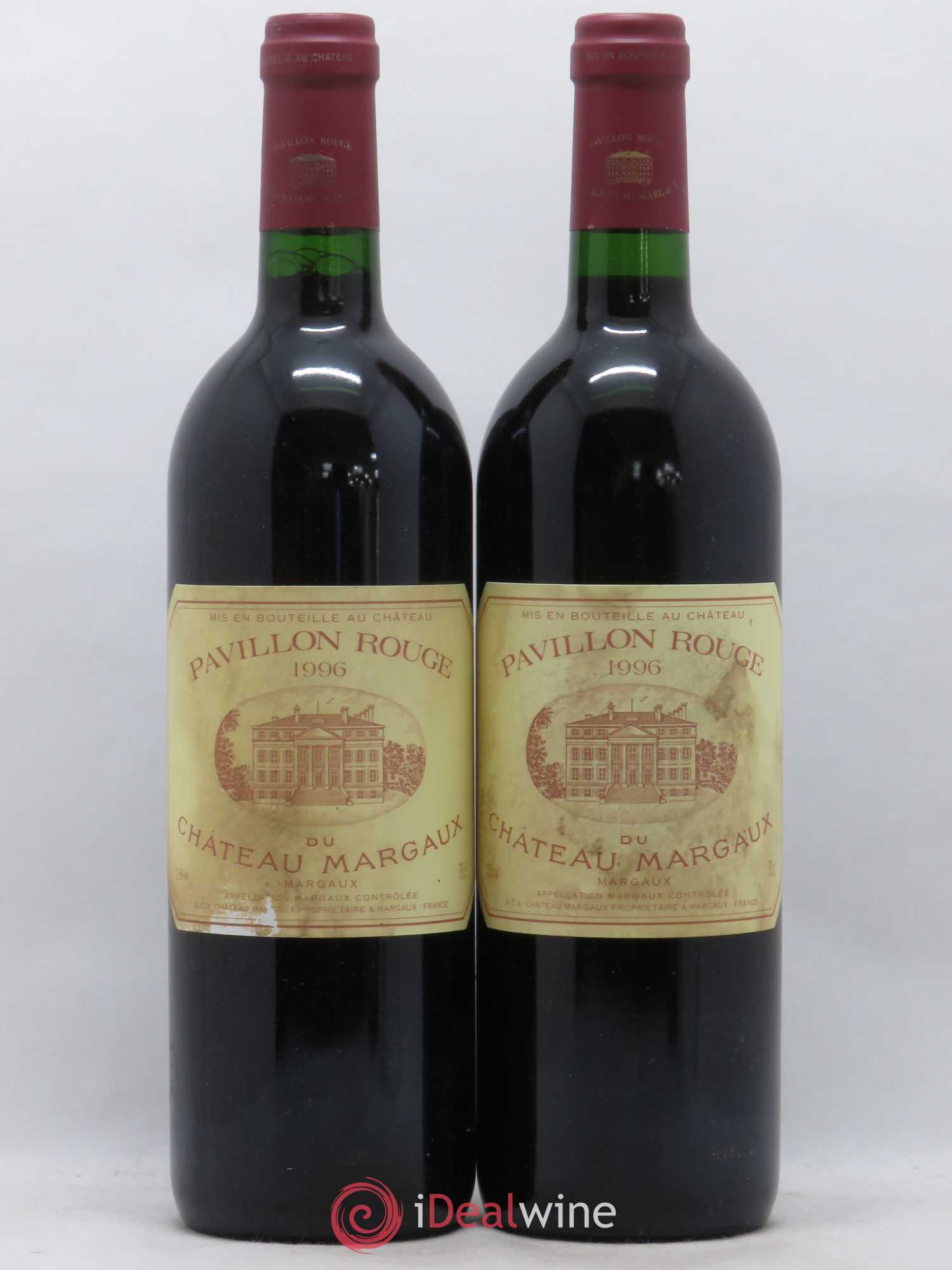 Pavillon Rouge du Château Margaux Second Vin 1996 - Lot de 2 bouteilles - 0