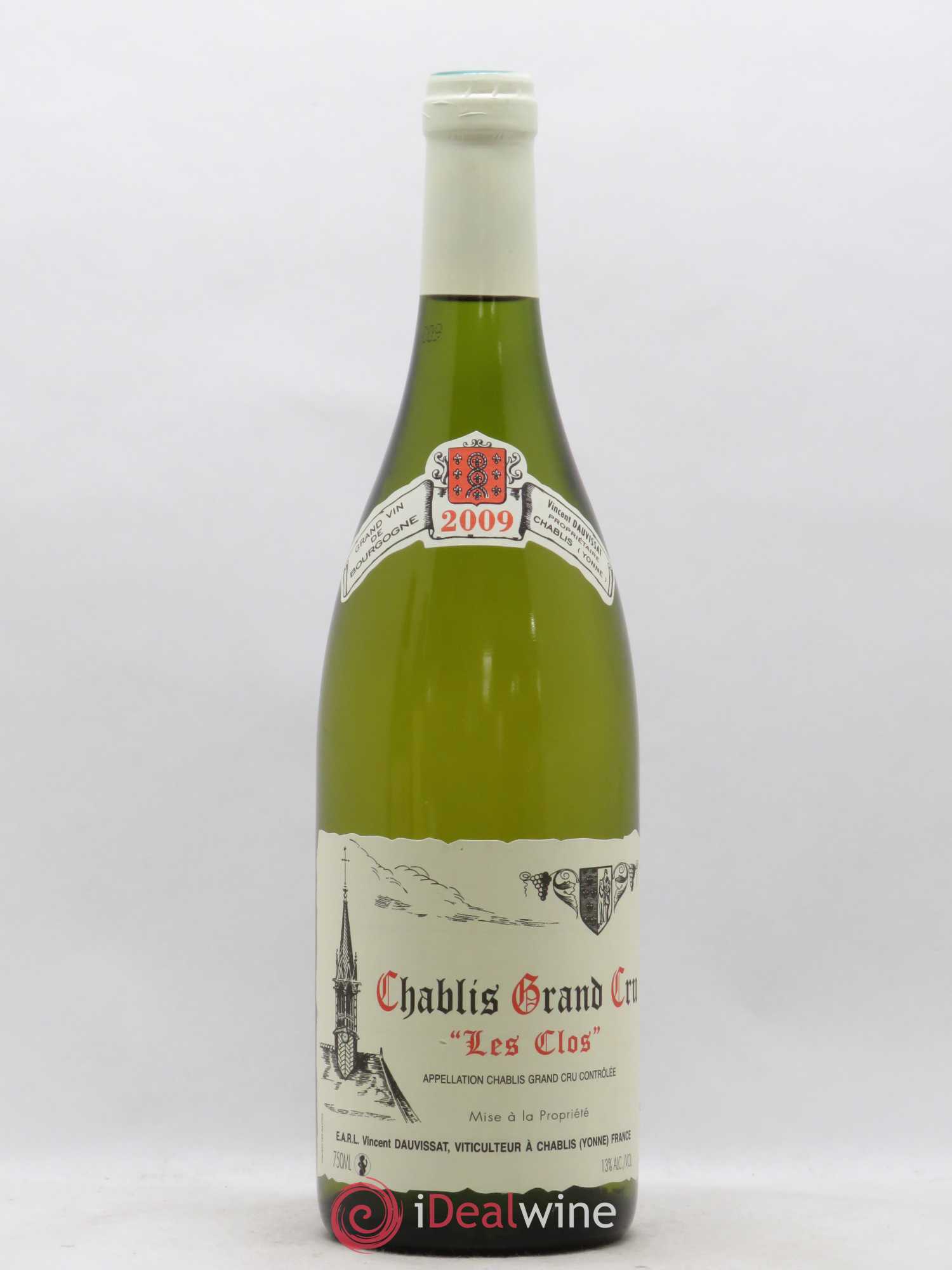 Chablis Grand Cru Les Clos Vincent Dauvissat (Domaine) 2009 - Lot de 1 bouteille - 0