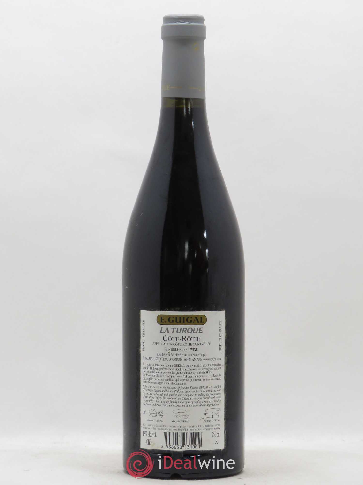 Côte-Rôtie La Turque Guigal 2011 - Lot de 1 bouteille - 1