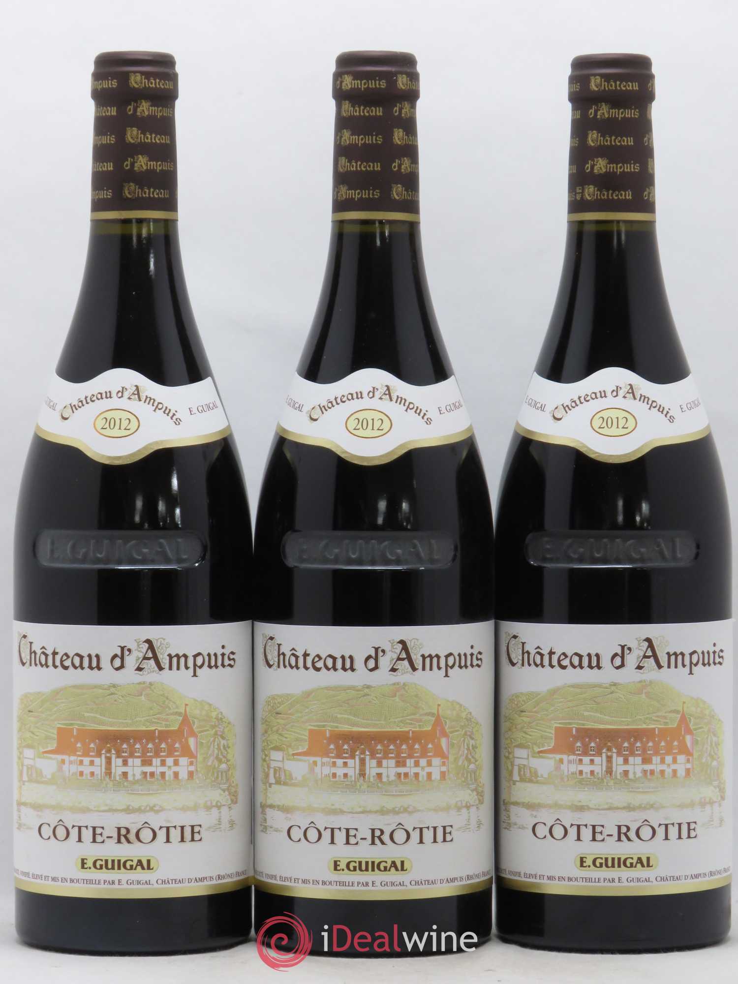 Côte-Rôtie Château d'Ampuis Guigal 2012 - Lot de 3 bouteilles - 0