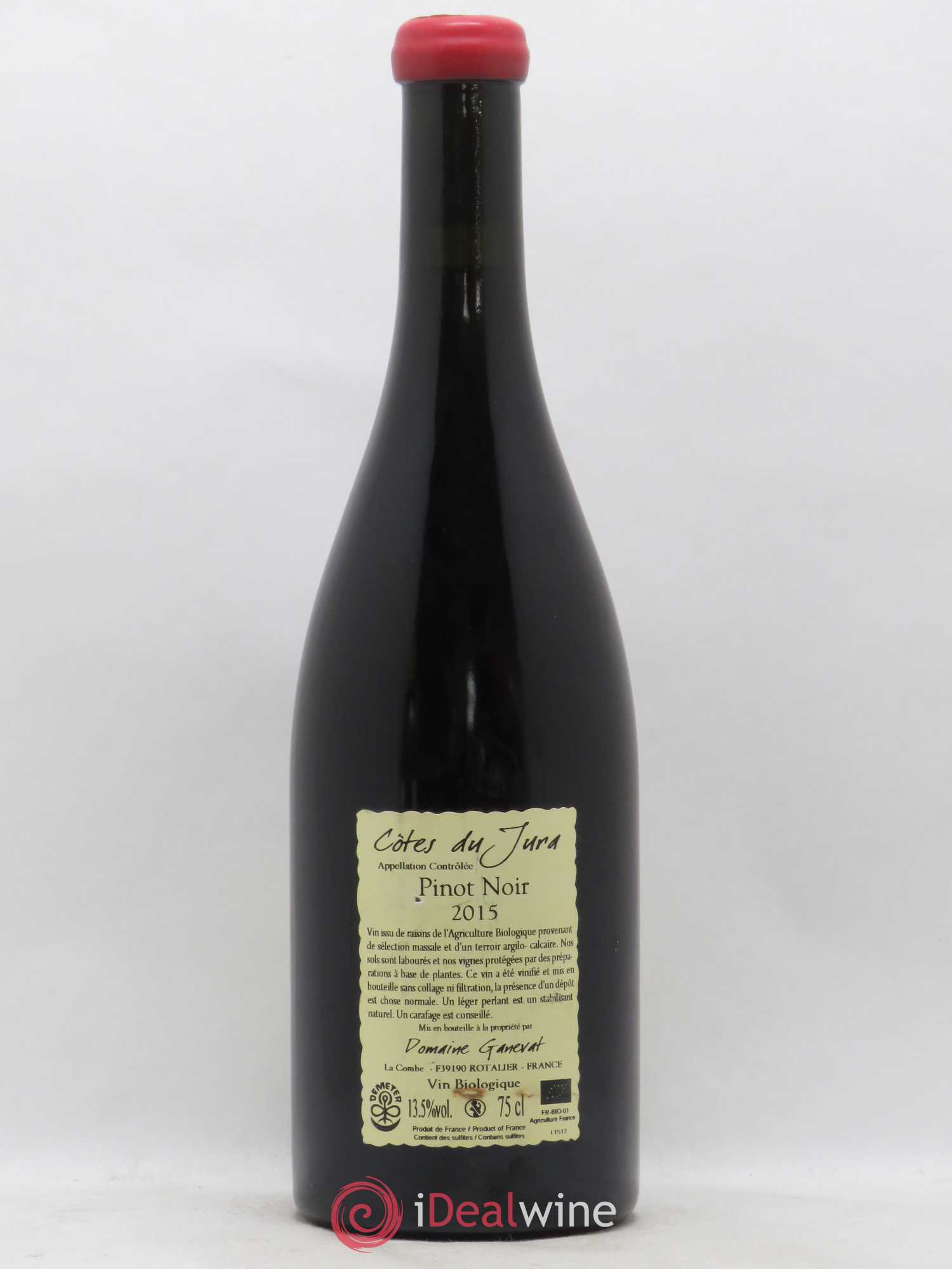 Côtes du Jura Cuvée Julien Jean-François Ganevat (Domaine) 2015 - Lot de 1 bouteille - 1