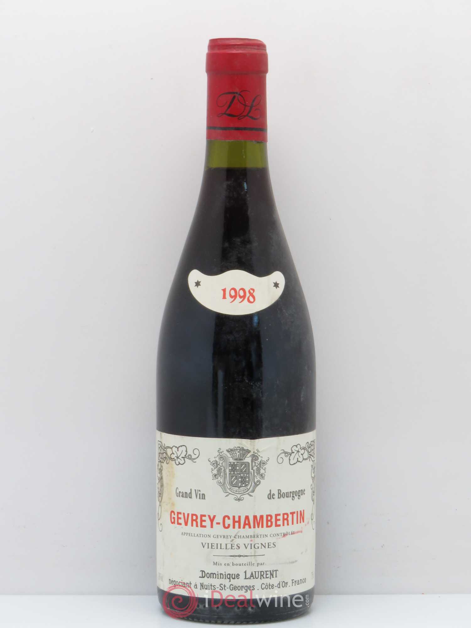 Gevrey-Chambertin Dominique Laurent Vieilles vignes 1998 - Posten von 1 Flasche - 0