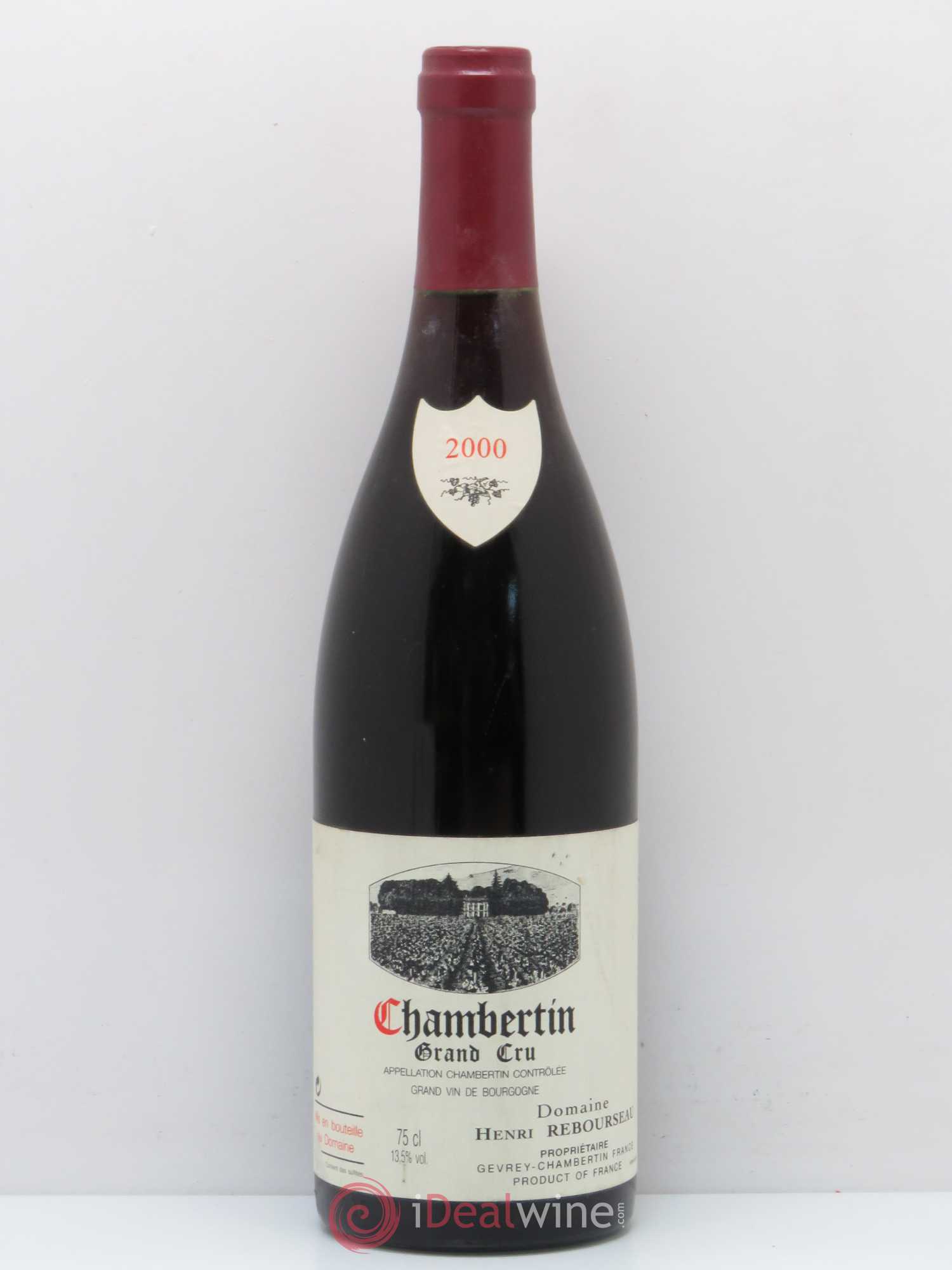 Chambertin Grand Cru Henri Rebourseau 2000 - Lot de 1 bouteille - 0