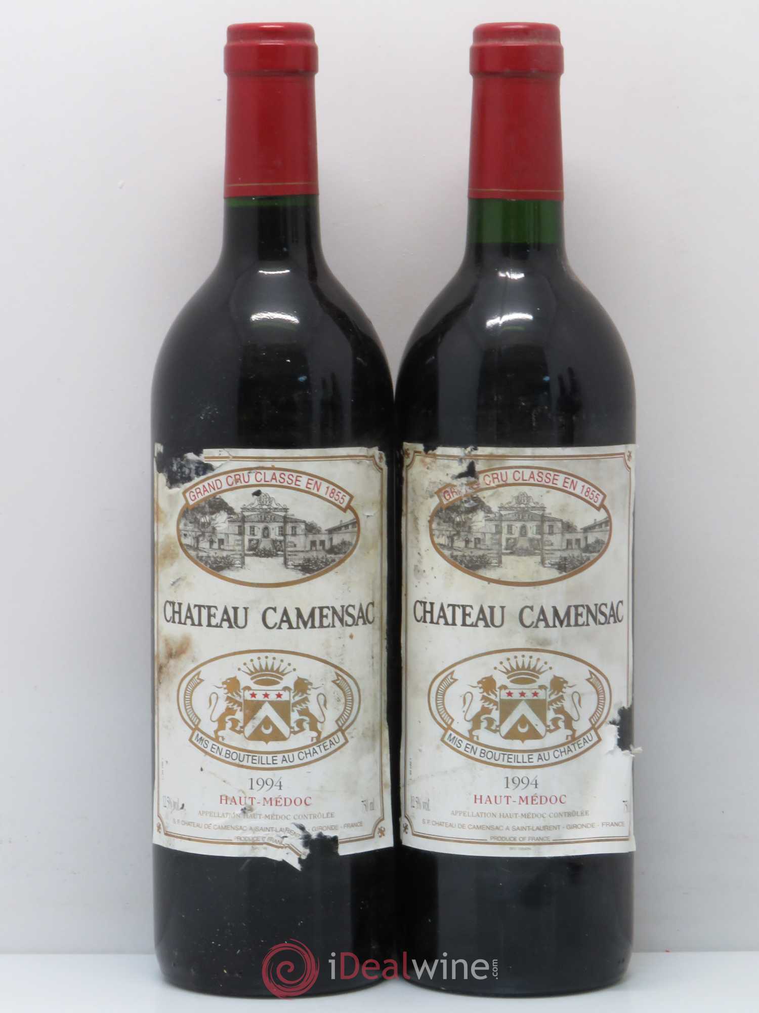 Château Camensac 5ème Grand Cru Classé 1994 - Lot de 2 bouteilles - 0