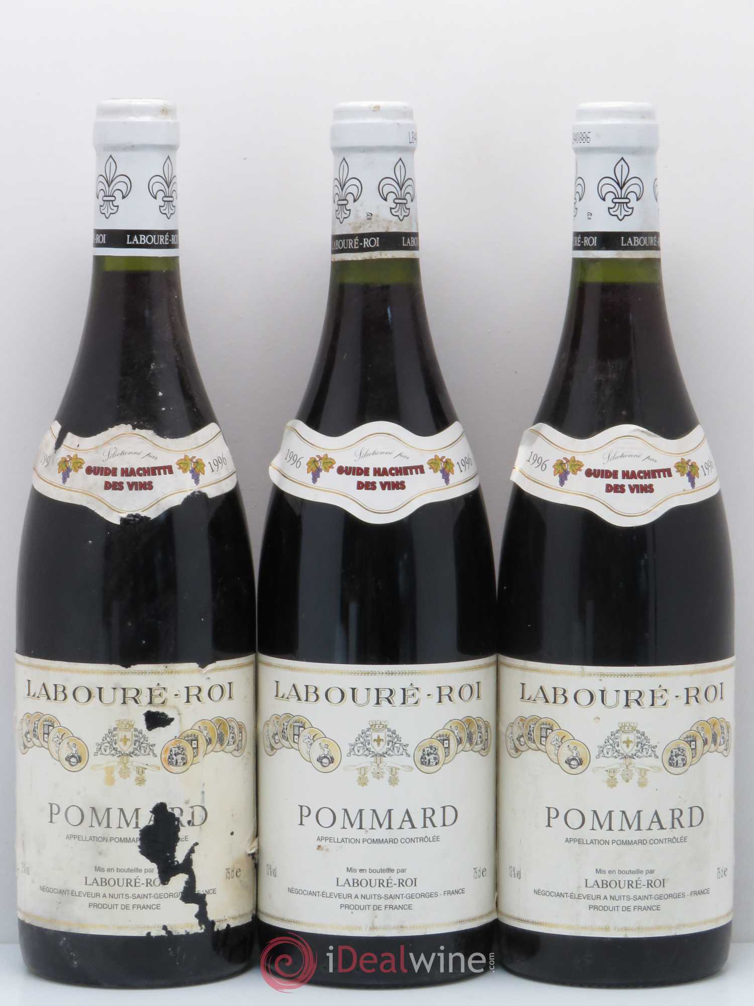Pommard Labouré Roi 1996 - Lot de 3 bouteilles - 0