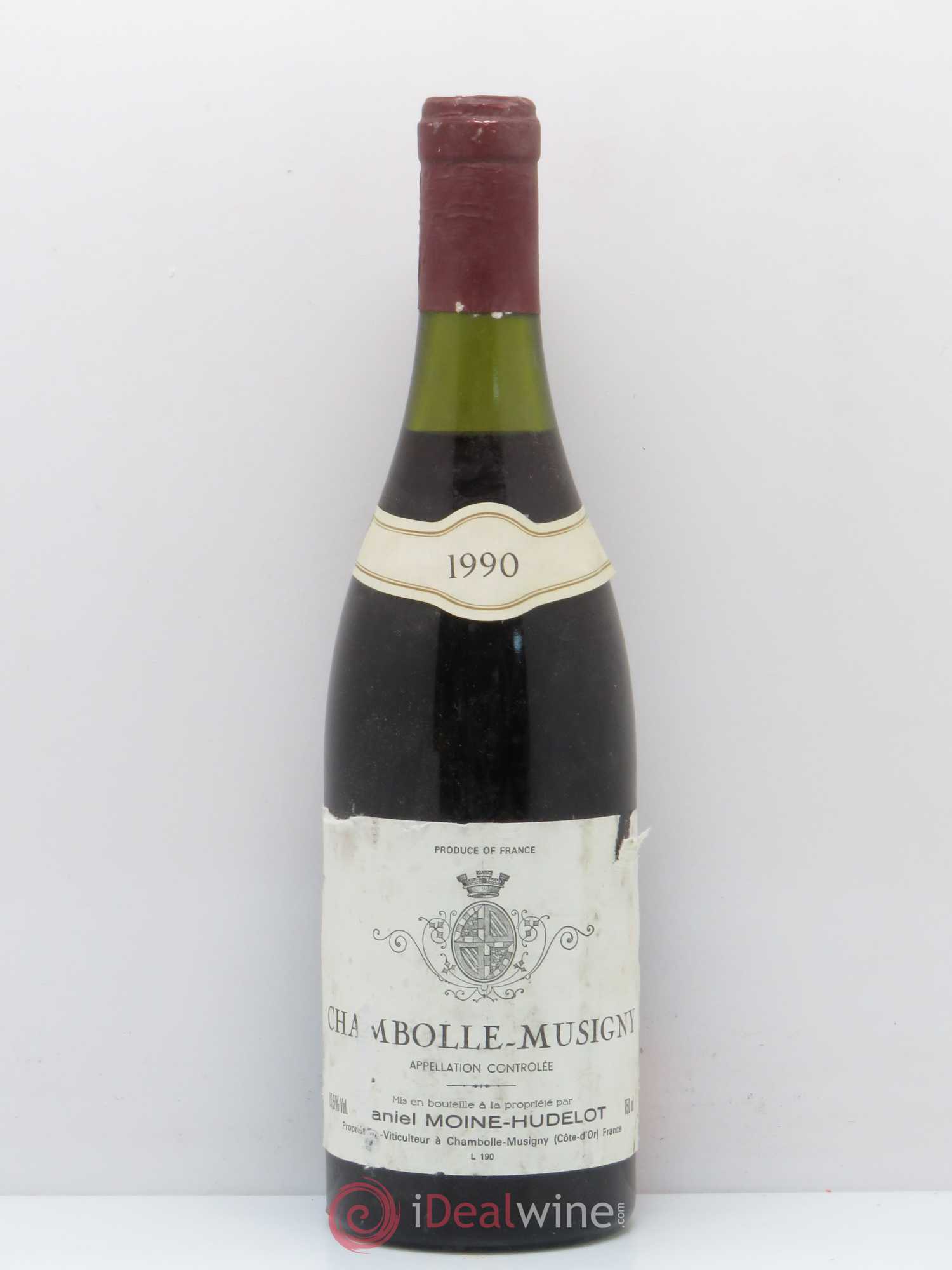 Chambolle-Musigny Daniel Moine Hudelot 1990 - Posten von 1 Flasche - 0