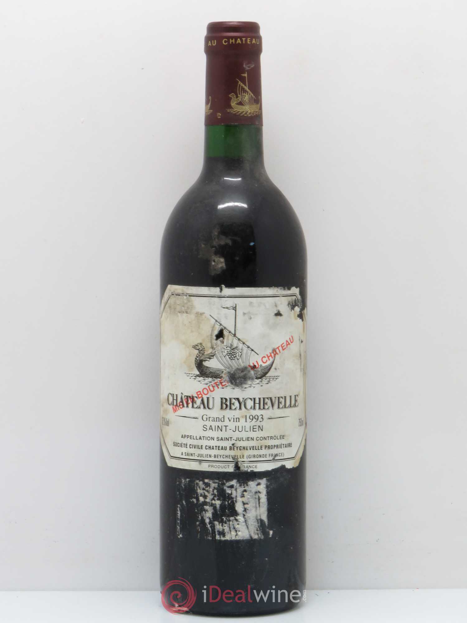 Château Beychevelle 4ème Grand Cru Classé 1993 - Lot de 1 bouteille - 0