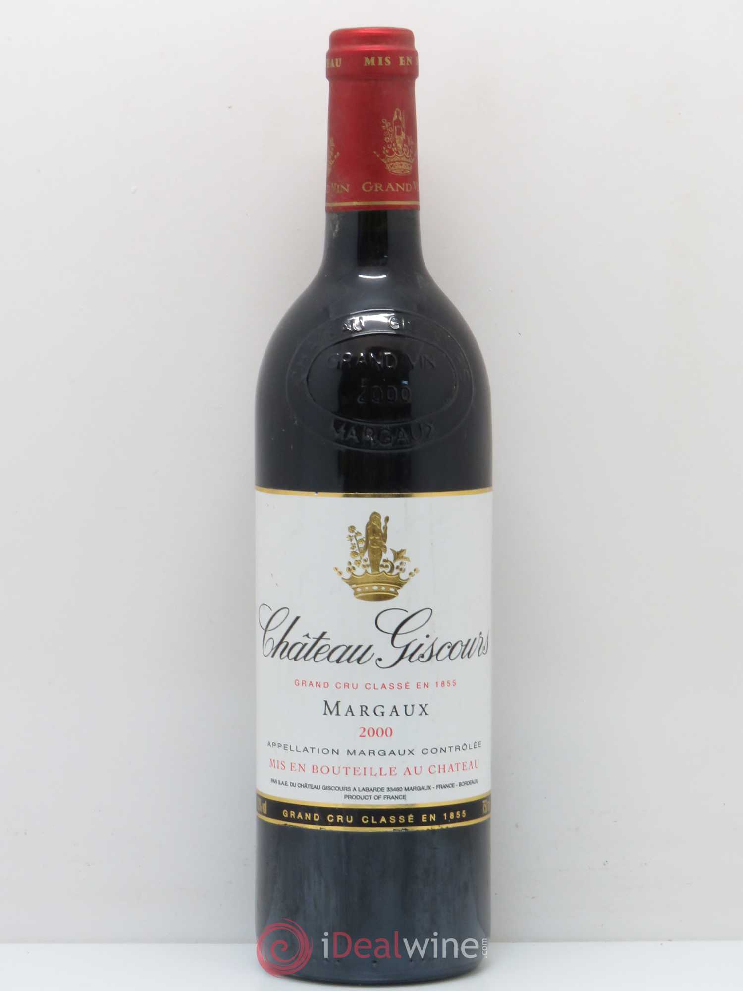 Château Giscours 3ème Grand Cru Classé 2000 - Lot de 1 bouteille - 0