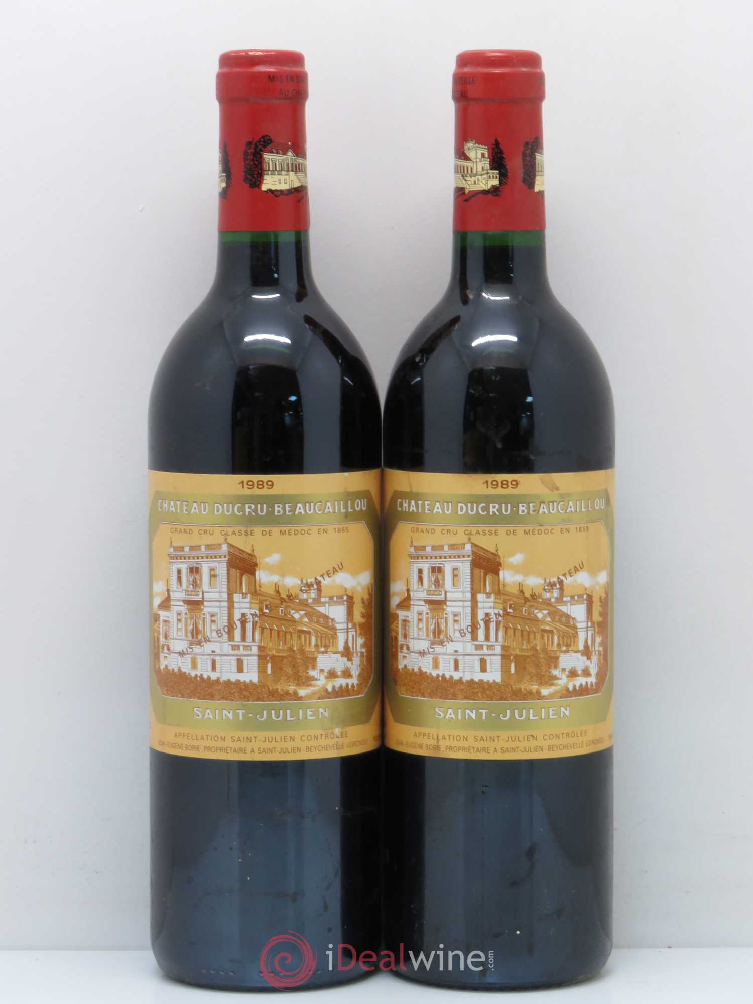 Château Ducru Beaucaillou 2ème Grand Cru Classé 1989 - Lot de 2 bouteilles - 0