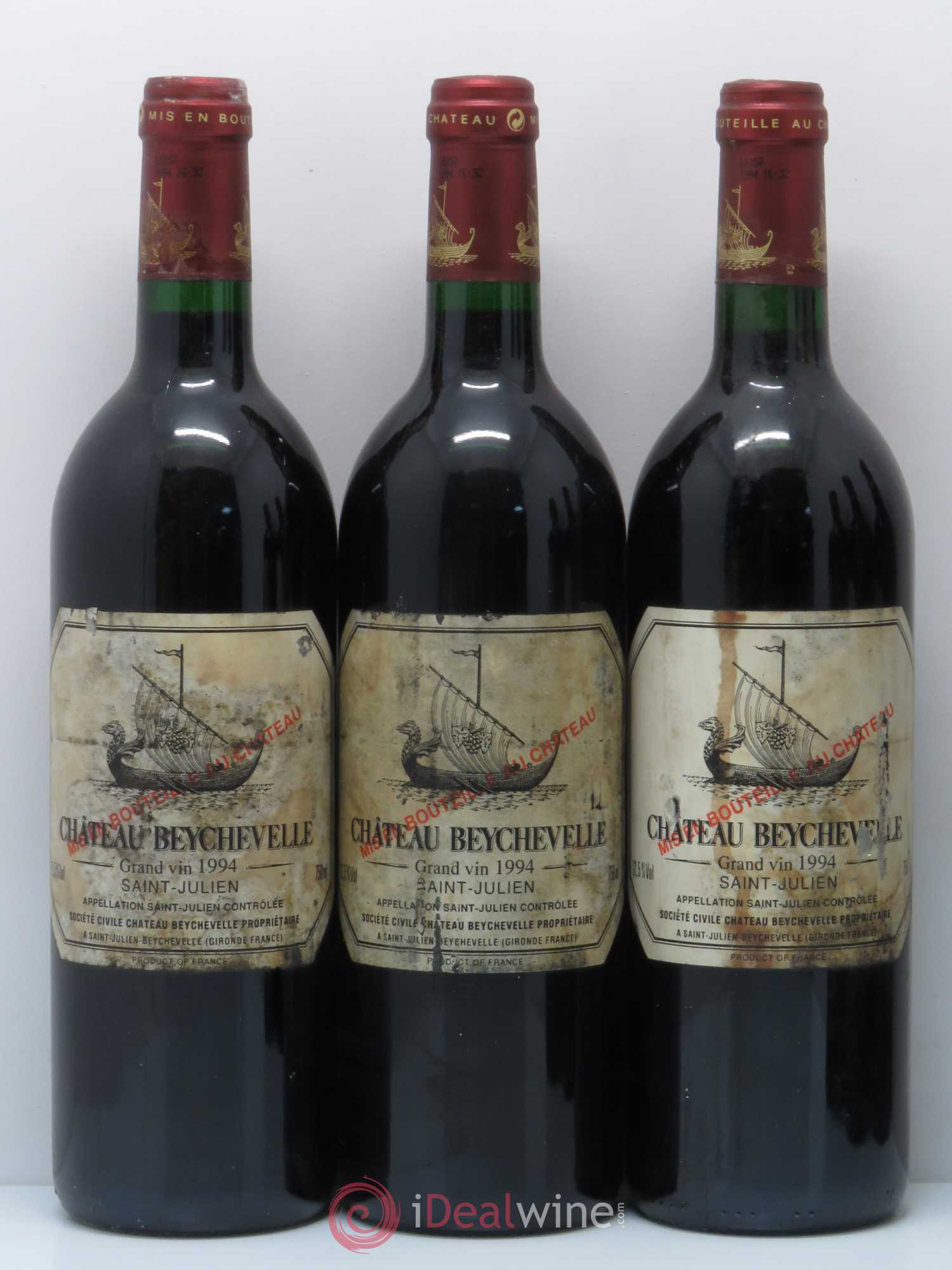 Château Beychevelle 4ème Grand Cru Classé 1994 - Lot de 6 bouteilles - 1