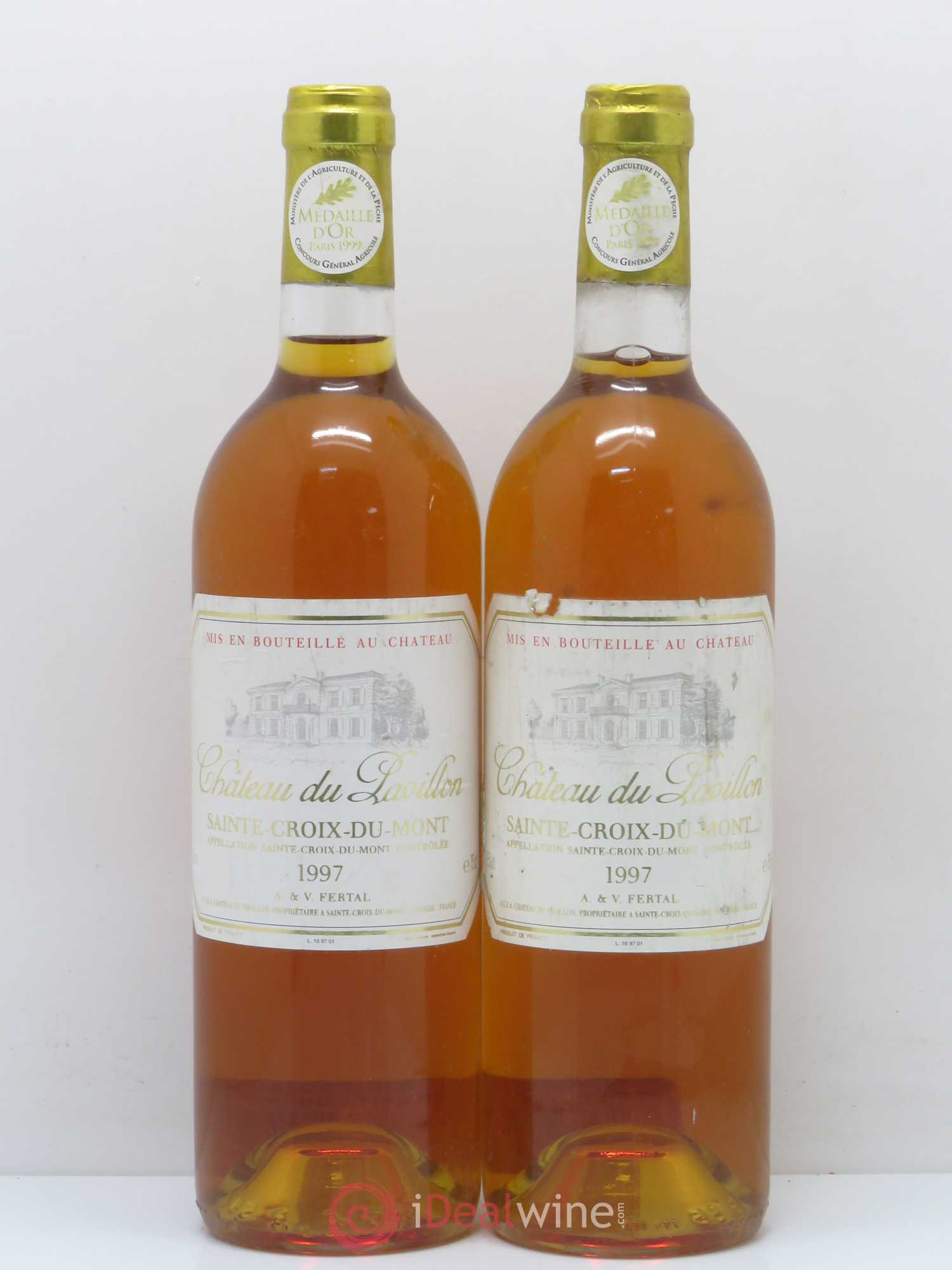 Sainte-Croix-du-Mont Château du Pavillon 1997 - Lotto di 2 bottiglie - 0