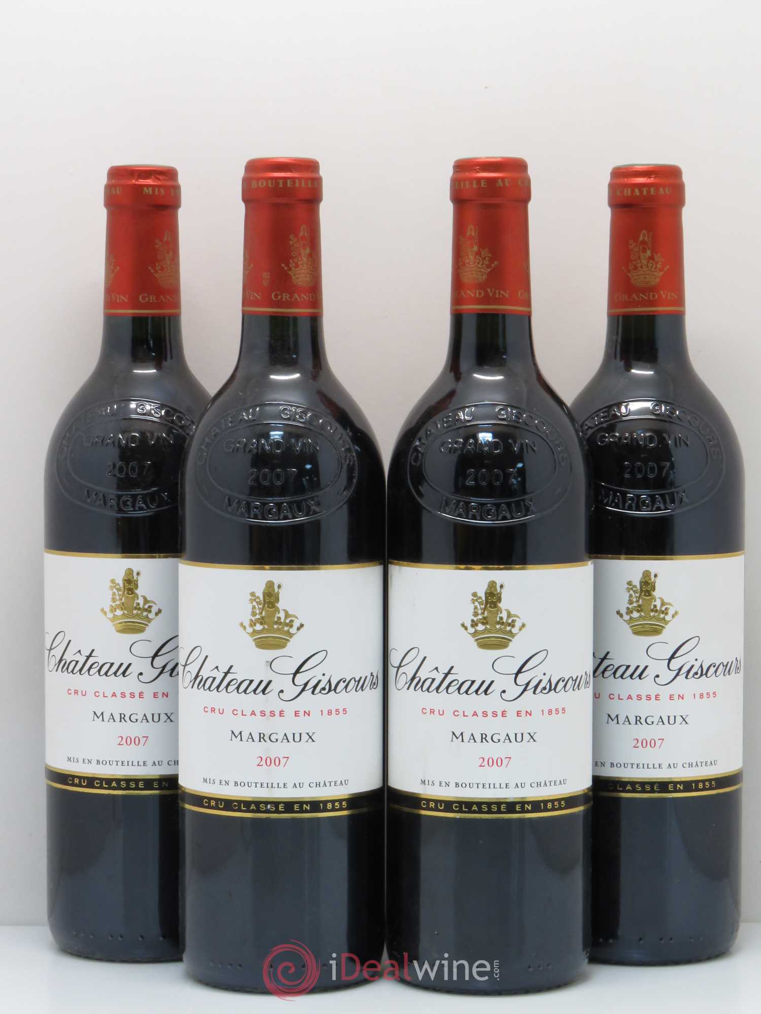 Château Giscours 3ème Grand Cru Classé 2007 - Lot de 4 bouteilles - 0
