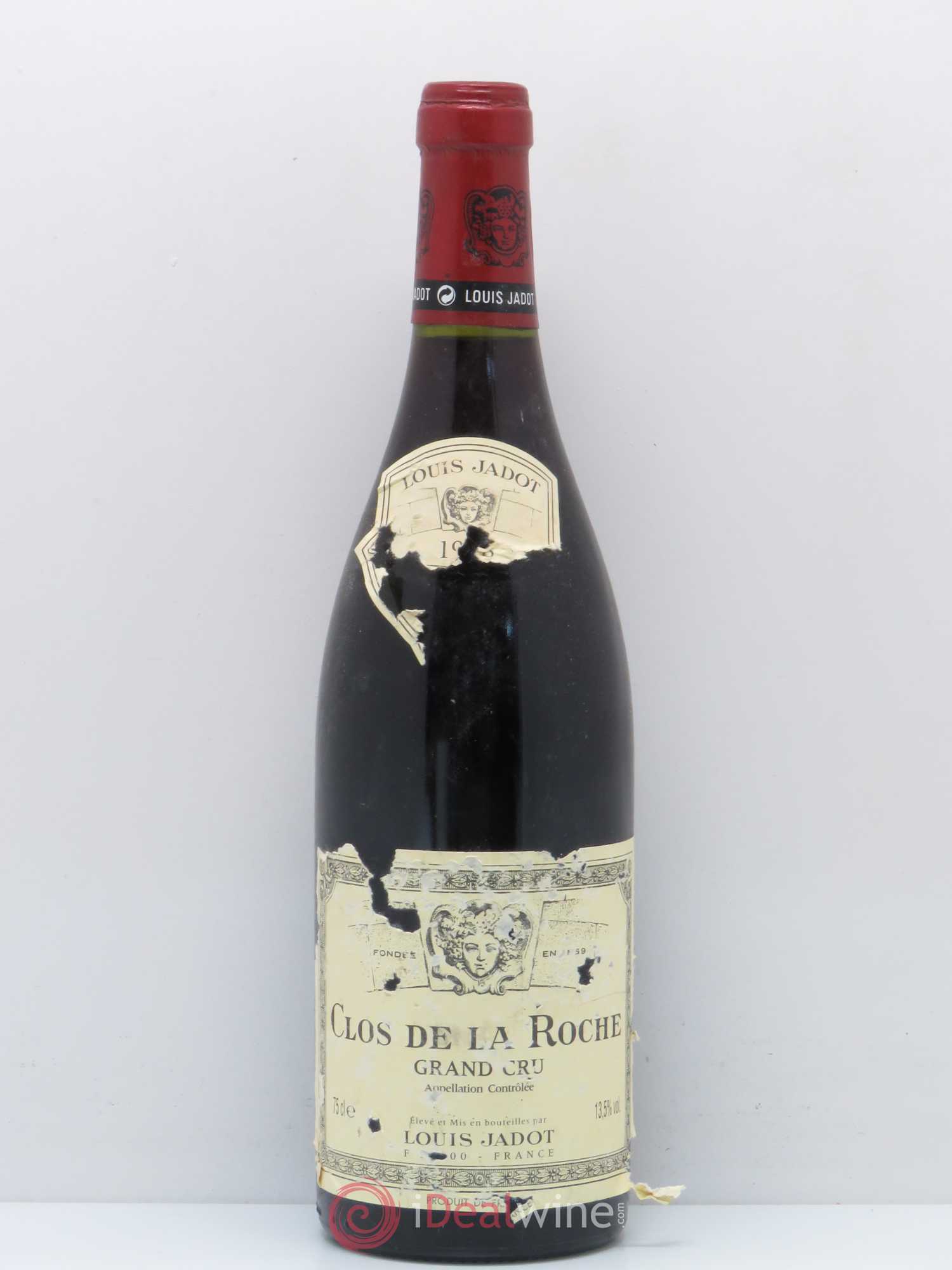 Clos de la Roche Grand Cru Maison Louis Jadot 1998 - Lot de 1 bouteille - 0