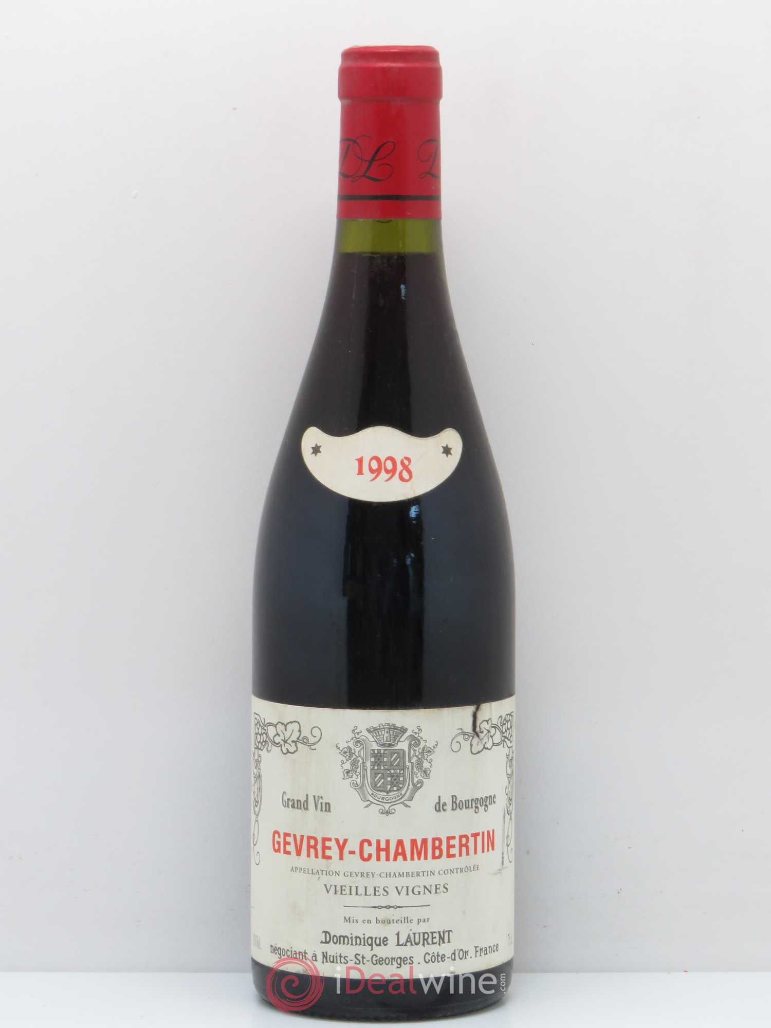 Gevrey-Chambertin Dominique Laurent 1998 - Lot de 1 bouteille - 0