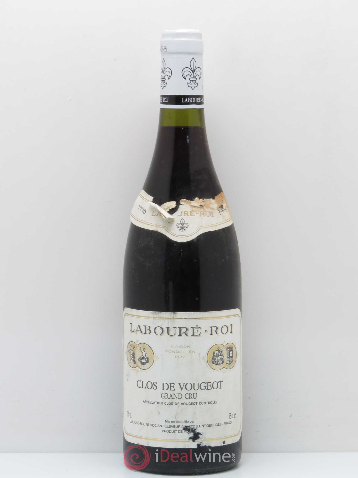 Clos de Vougeot Grand Cru Labouré Roi 1996 - Lot de 1 bouteille - 0